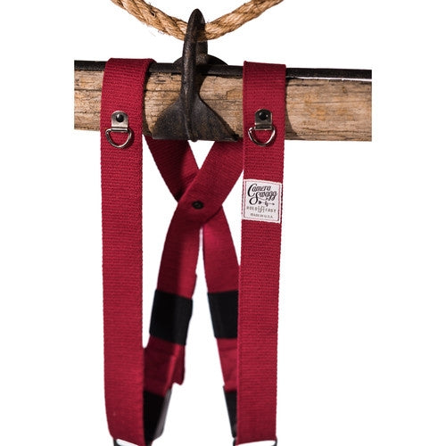 Holdfast Gear Camera Swagg Strap - Premium Adjustable Camera Neck Strap in Red for DSLR & Mirrorless Cameras - Perfect for Photographers, Travel & Outdoor Shoots