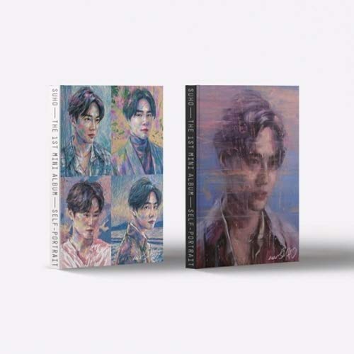 EXO Suho 'Self-Portrait' 1st Solo Mini Album (Random Version) - 96p Booklet, Postcard, Photocard Set with Bonus Items | Kpop Collectible for Fans, Gift Idea for EXO-L | Perfect for Display, Music Enjoyment & Fan Collections
