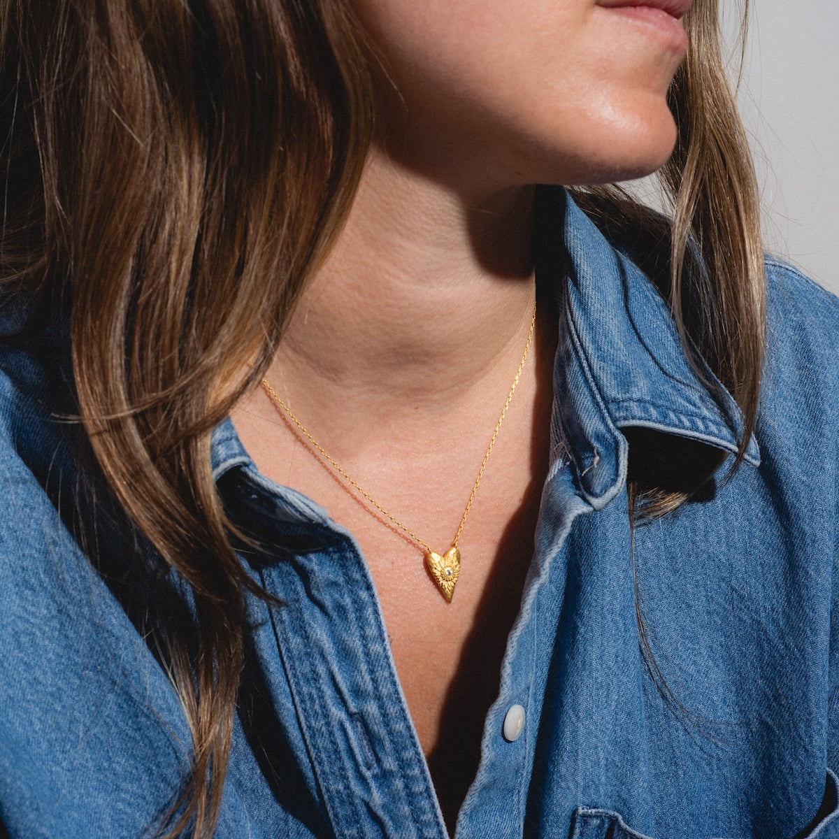 I Am Loved Heart Necklace - Sterling Silver Pendant for Women, Gift for Her - Perfect for Valentine's Day, Anniversary & Everyday Wear