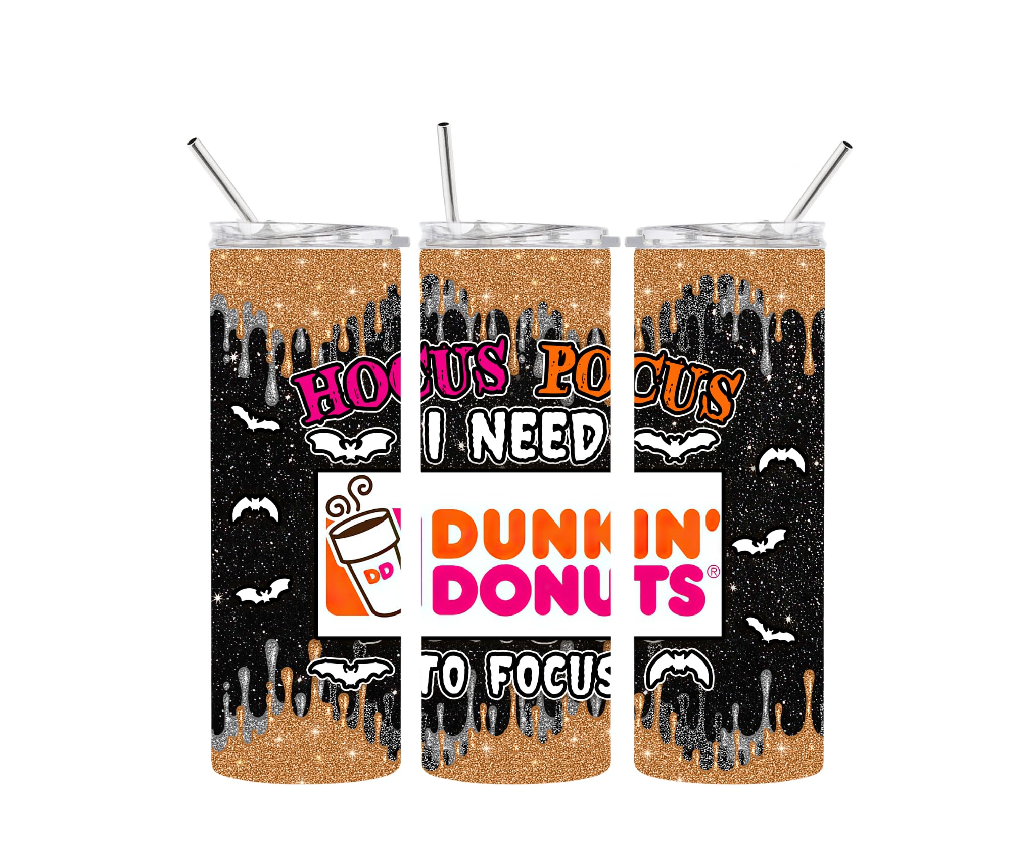 Hocus Pocus Dunkie Coffee Tumbler 20 oz - Insulated Stainless Steel Travel Mug for Hot & Cold Drinks - Perfect for Halloween, Disney Fans, and Coffee Lovers