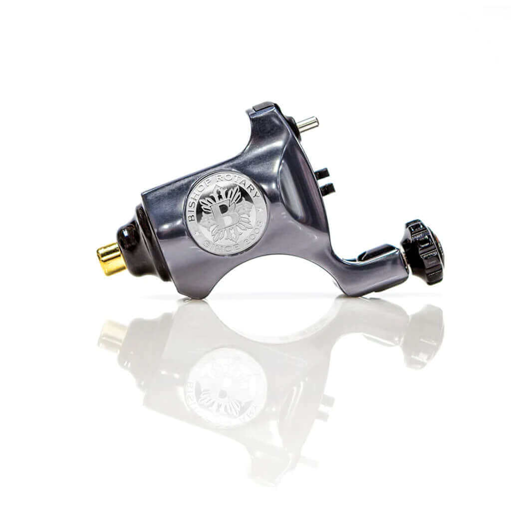 Bishop V6 Rotary Tattoo Machine with 4.2mm RCA Connector - Professional Tattoo Equipment for Artists & Beginners - Perfect for Fine Line Work, Shading, and Color Packing