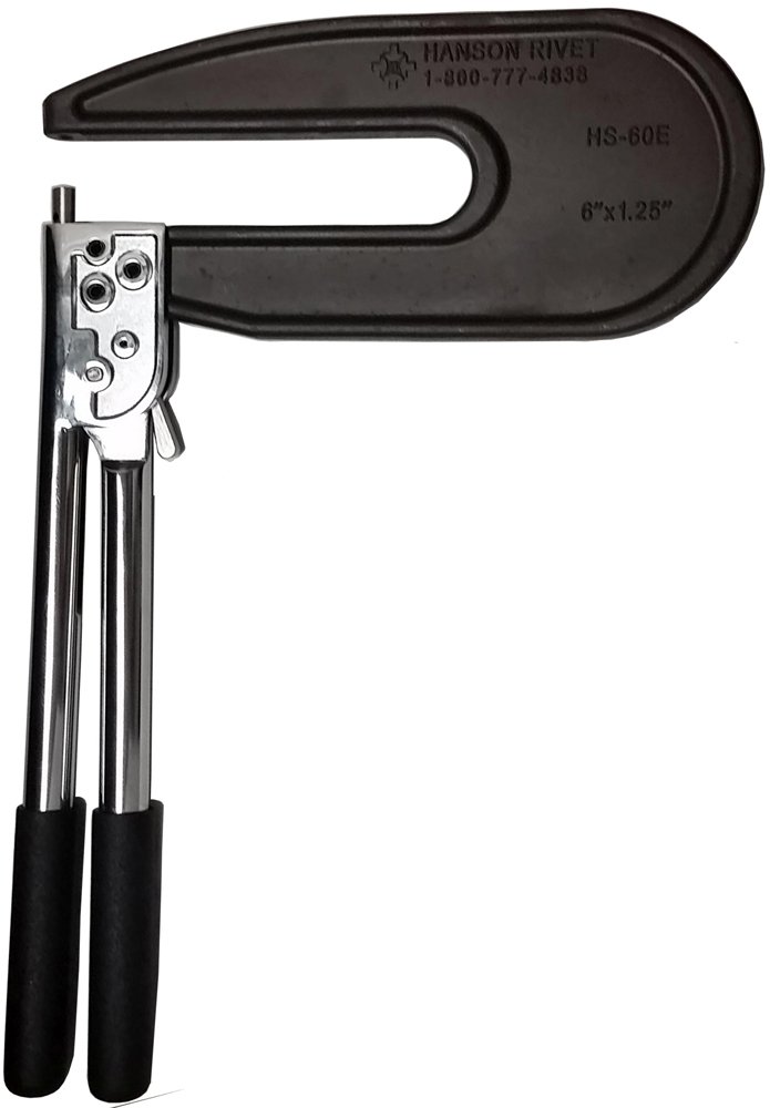 Heavy Duty Hand Rivet Squeezer Tool for Solid & Tubular Rivets - 6