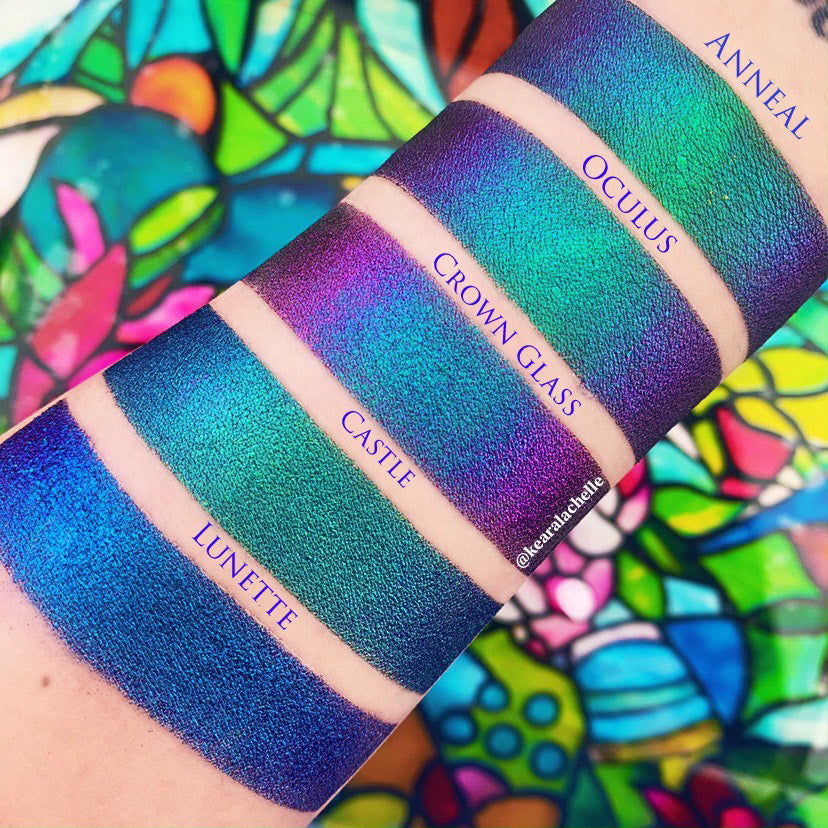 Castle | Multichrome Jewel-Toned Eyeshadow Palette - Perfect for Party, Night Out & Special Occasion Makeup