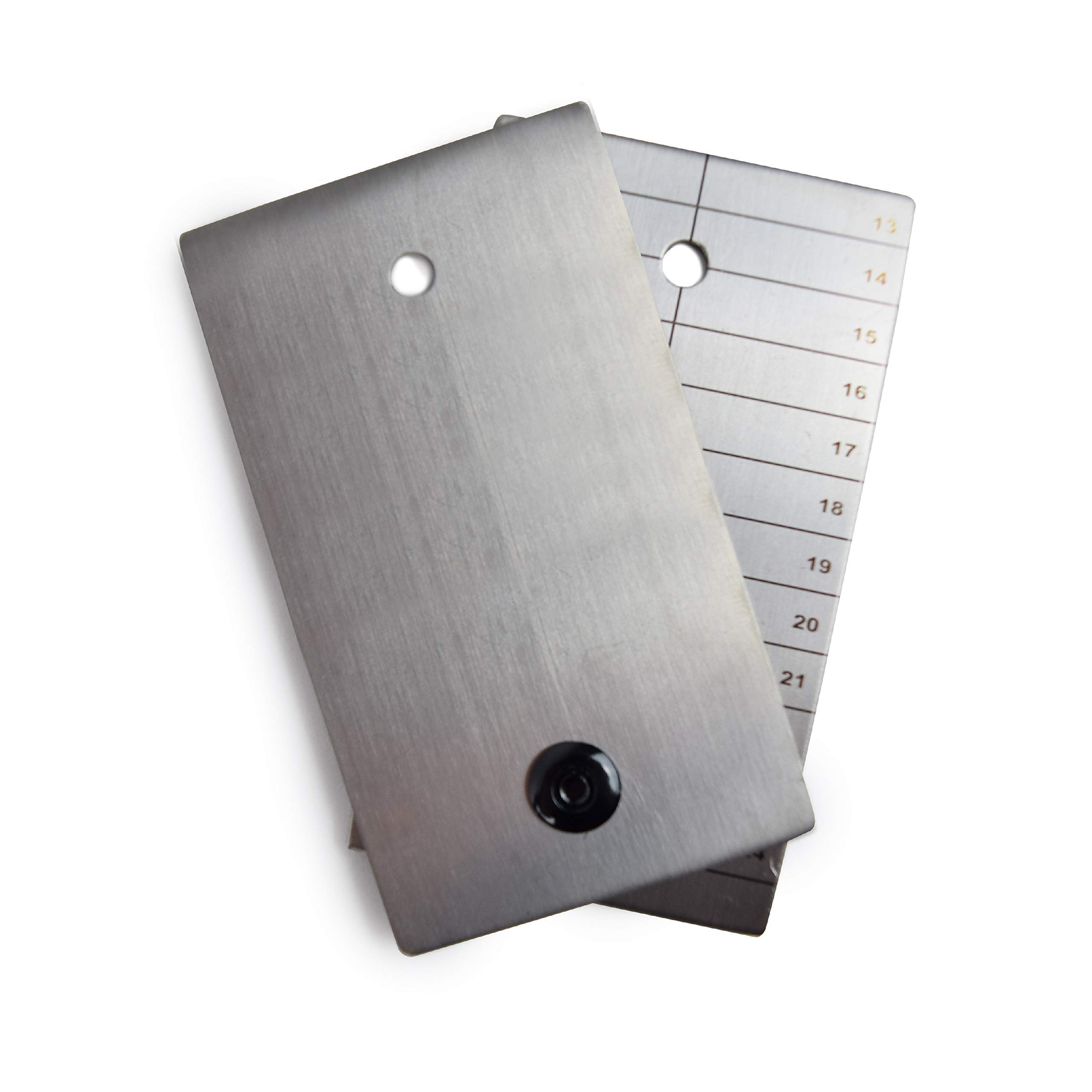 ColdTi: Secure Cryptocurrency Seed Phrase Storage - Double Titanium Plate for Bitcoin & Crypto Wallets | Ideal for Long-Term Backup & Offline Security