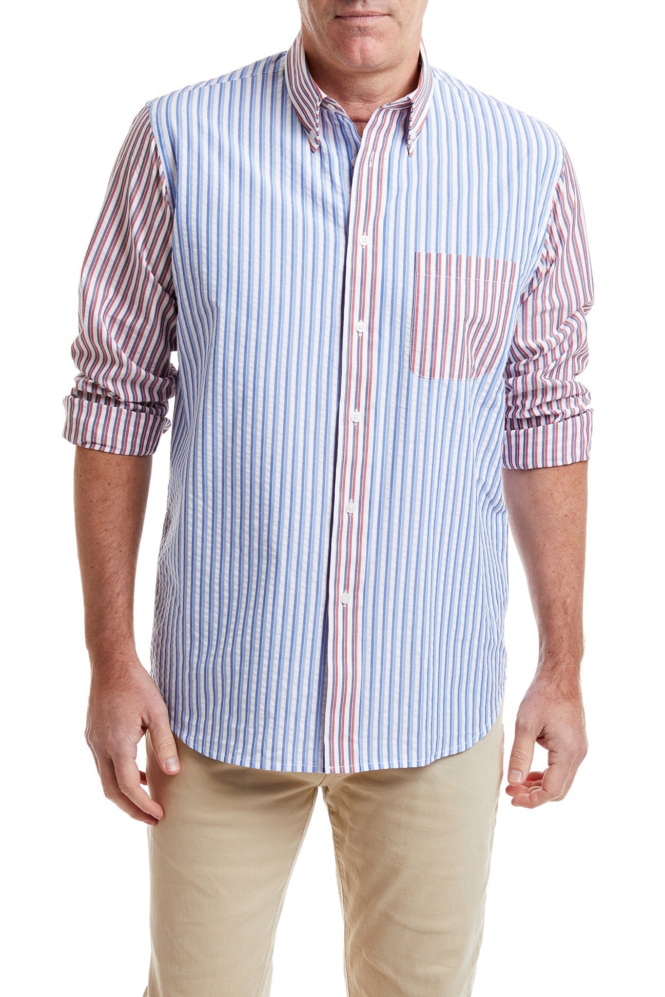 Stylish Chase Shirt for Men - Breathable Seersucker Fabric - Perfect for Summer Parties, Weddings & Casual Outings