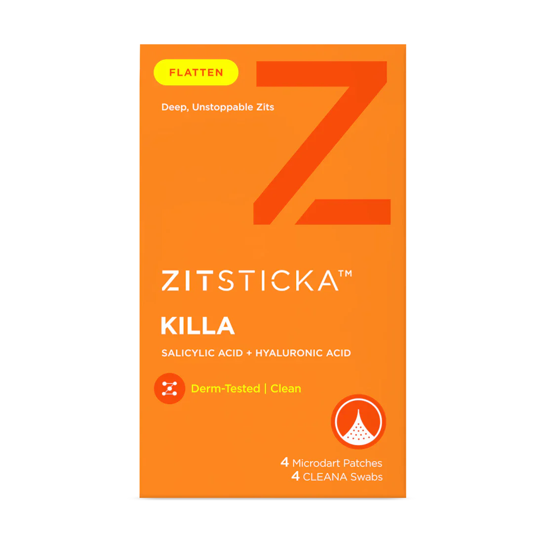 Killa Deep Zit Microdart Pimple Patch Kit - Acne Treatment Patches for Face & Body | ZitSticka | Perfect for Overnight Spot Treatment & On-the-Go Breakout Care
