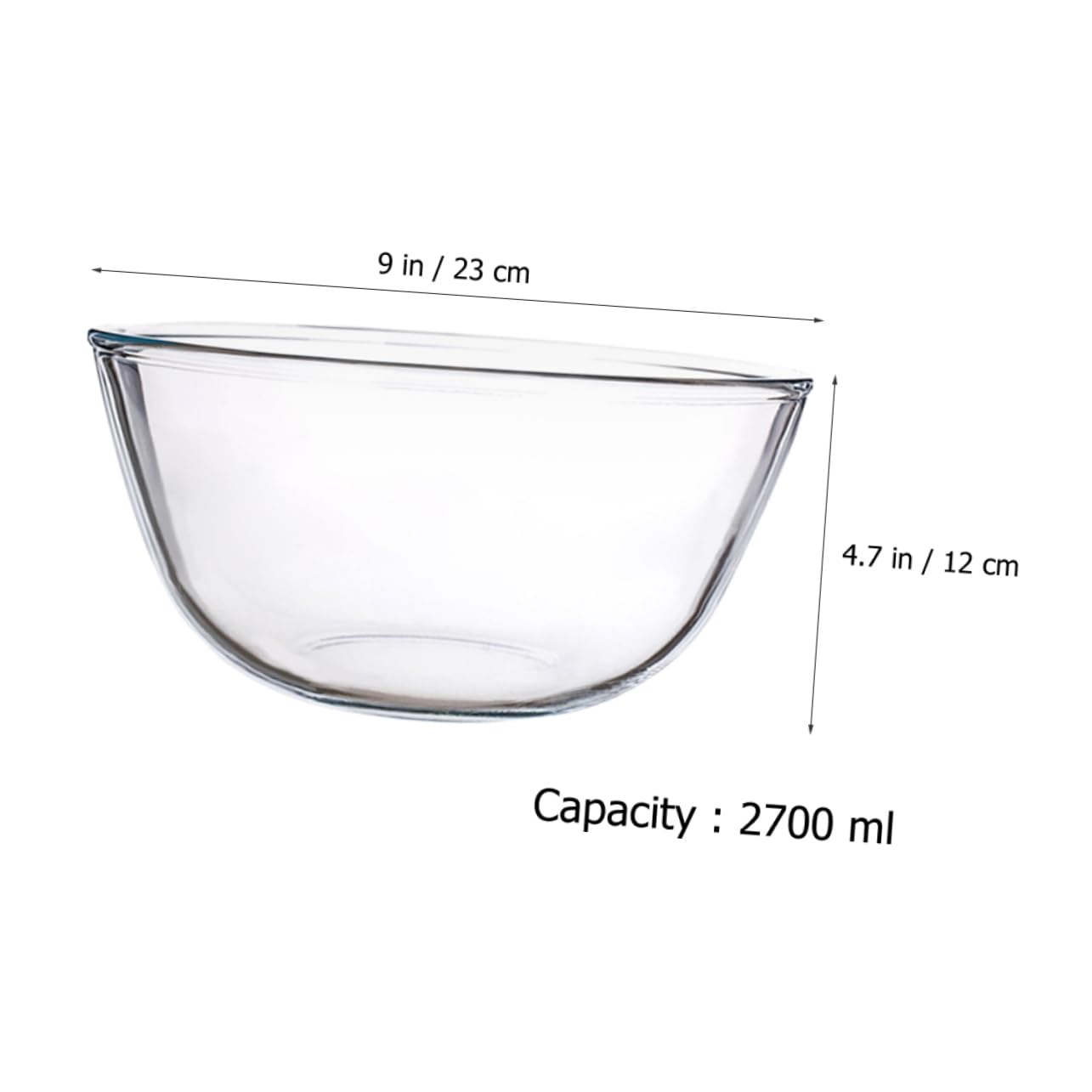 FUNOMOCYA Reusable Salad Bowl Set - Eco-Friendly Snack & Dessert Serving Bowls for Fruits, Salads, Party & Kitchen Use