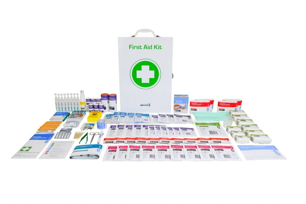 Operator FB 5 Series Metal First Aid Kit for Food & Beverage Industry - Emergency Medical Supplies for Restaurants, Cafes & Commercial Kitchens