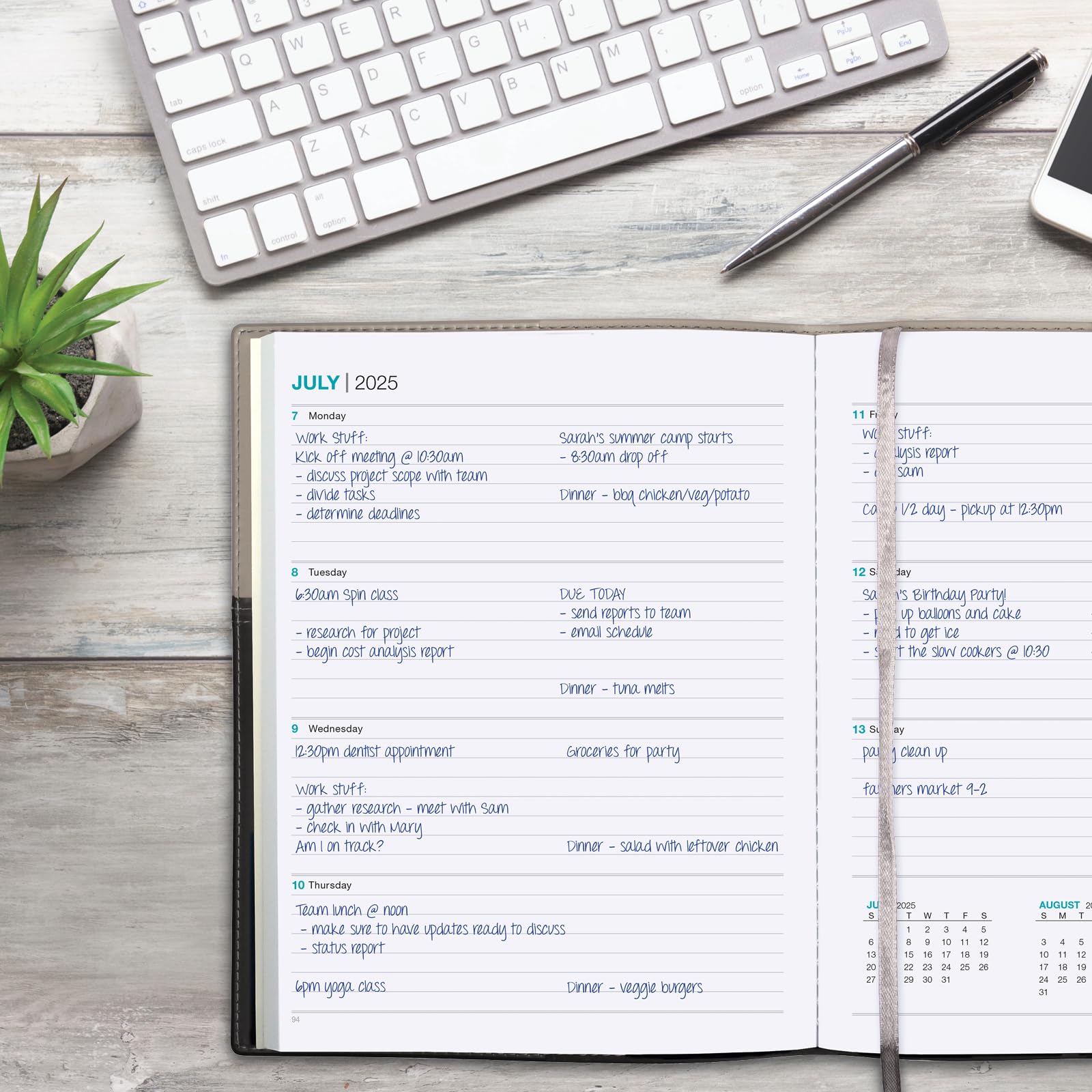 2025 Weekly & Monthly Planner Calendar - 8