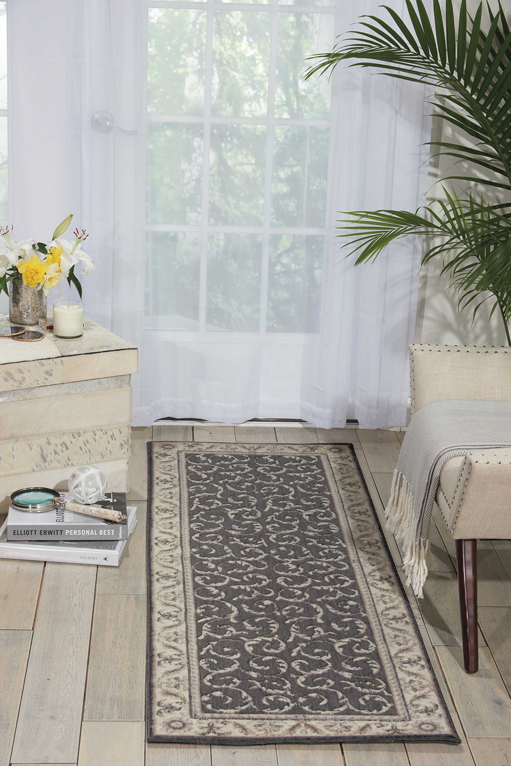 Nourison Somerset Traditional Charcoal 2'3