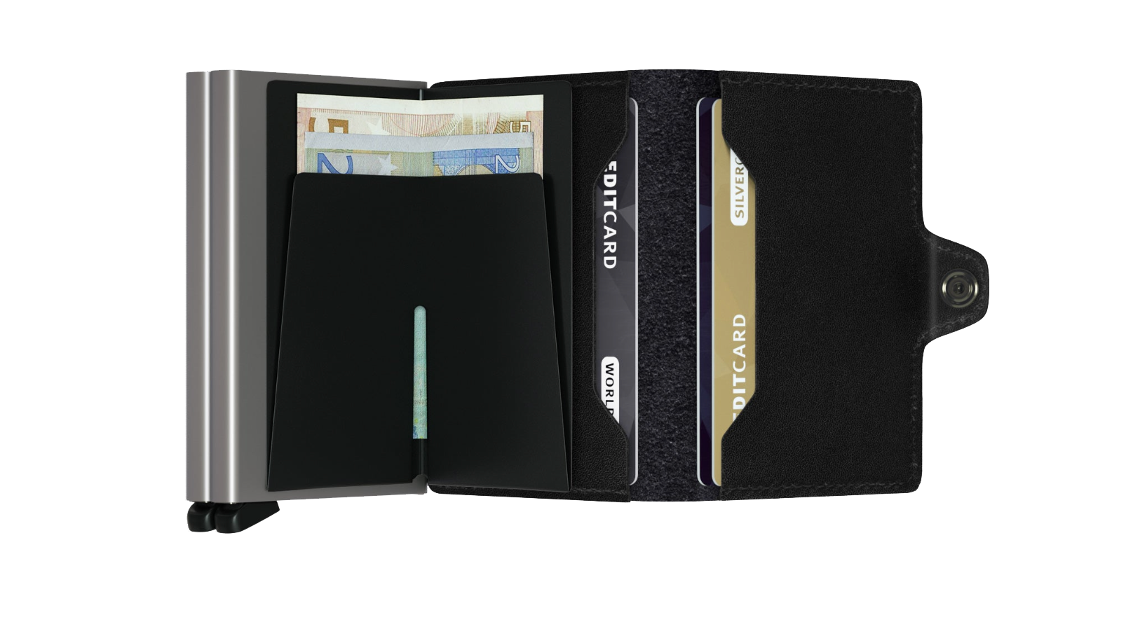 SECRID Twinwallet Original - RFID Blocking Slim Leather Wallet for Men & Women | Perfect for Travel, Business & Everyday Use