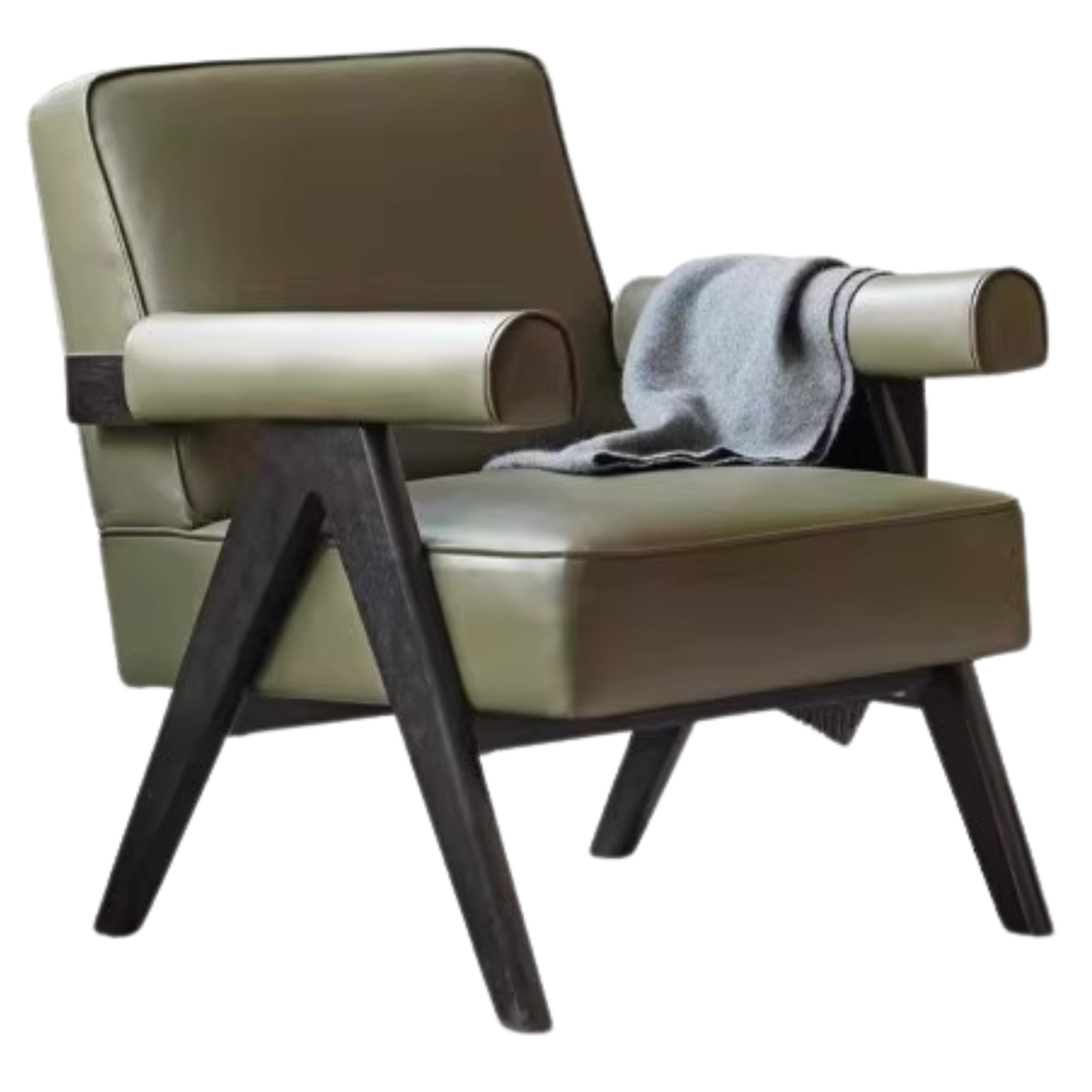 27.2x31.5x31.5 inch / 69x80x80сm / dark green contact surface leather / sofa chair
