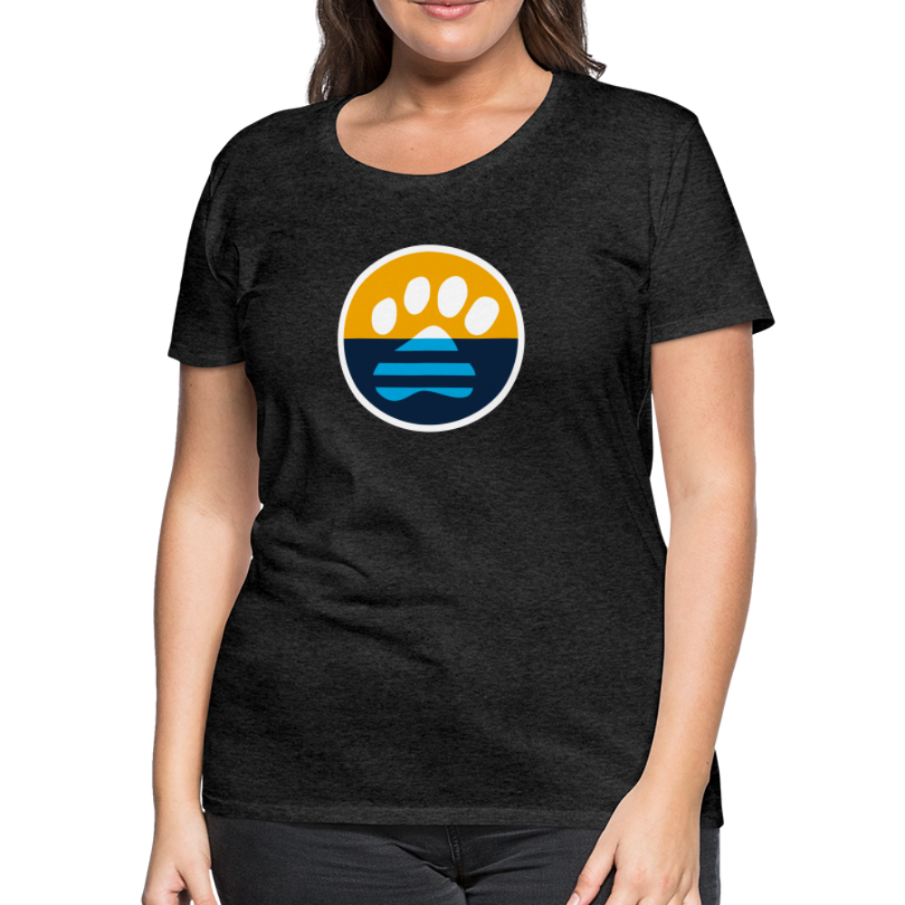 Premium MKE Flag Paw Contoured T-Shirt - Comfortable & Stylish Apparel for Dog Lovers, Milwaukee Pride & Casual Wear