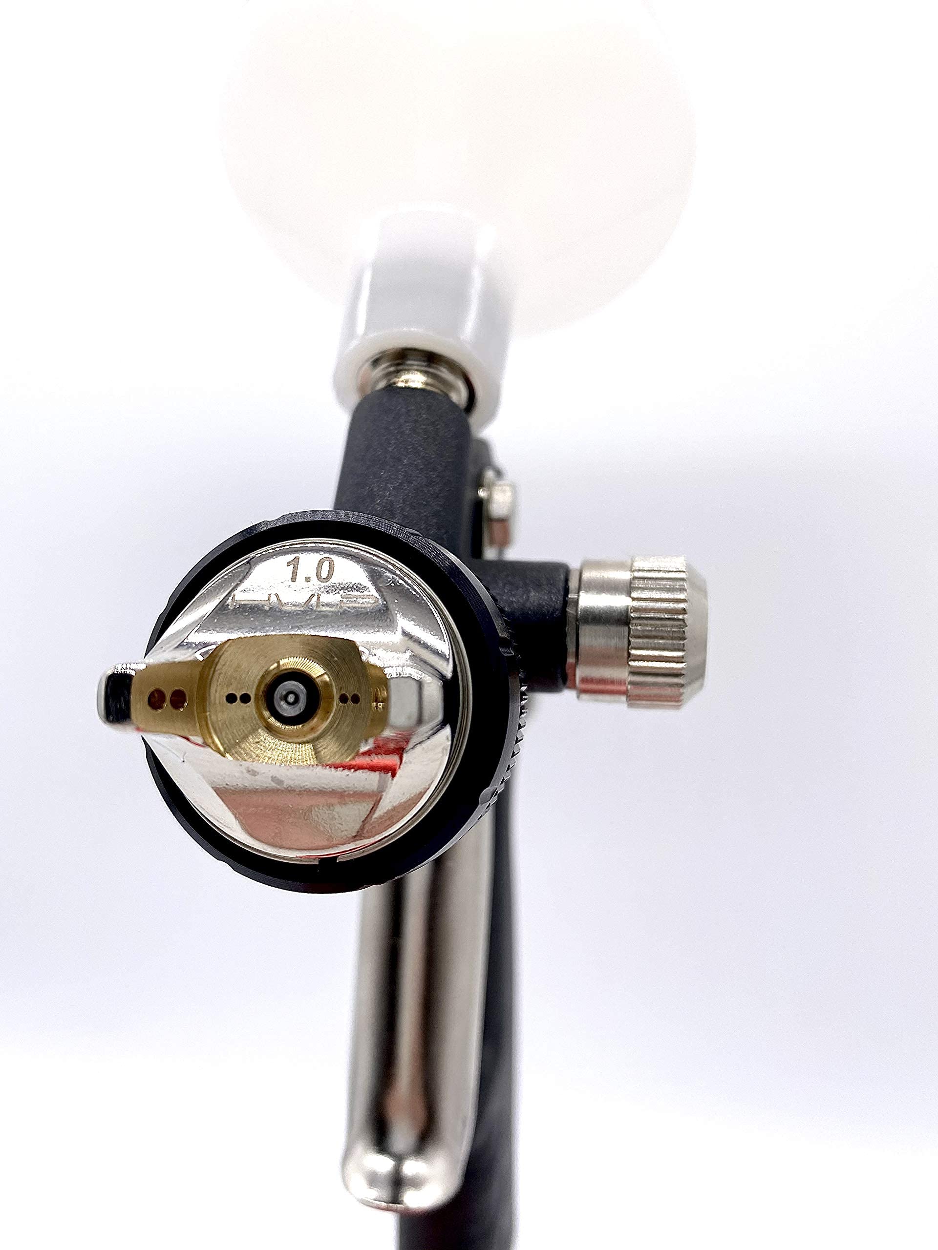 ANI HVLP R160/T 250cc Mini Spray Gun with Nylon Cup (1.2mm Nozzle) - Perfect for Automotive Touch-Ups, Wood Finishing & DIY Projects