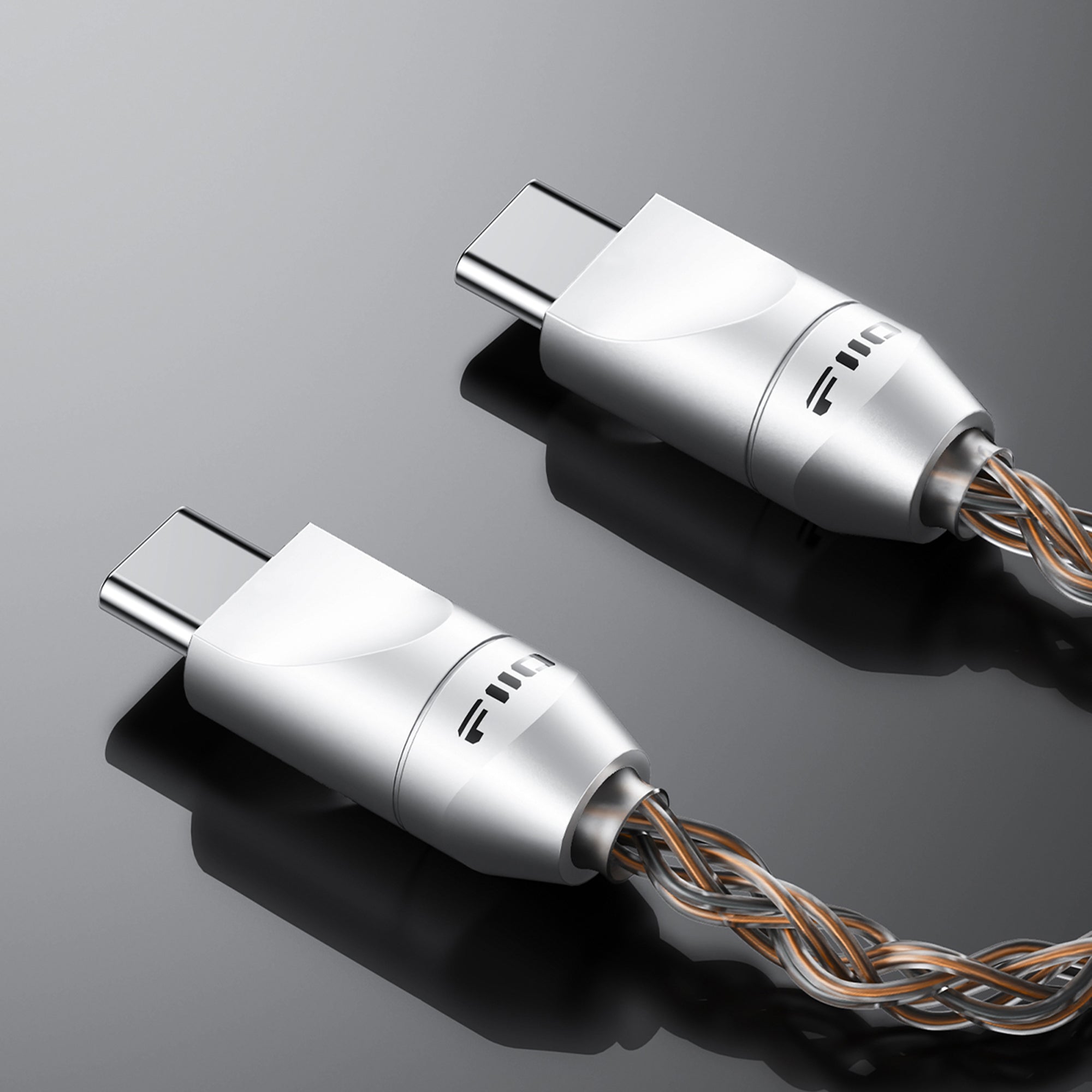 FiiO LINK USB C to USB C OTG Cable - High-Speed Digital Audio Transfer for Smartphones, DACs & Headphone Amps - Perfect for Music Streaming & Hi-Fi Listening