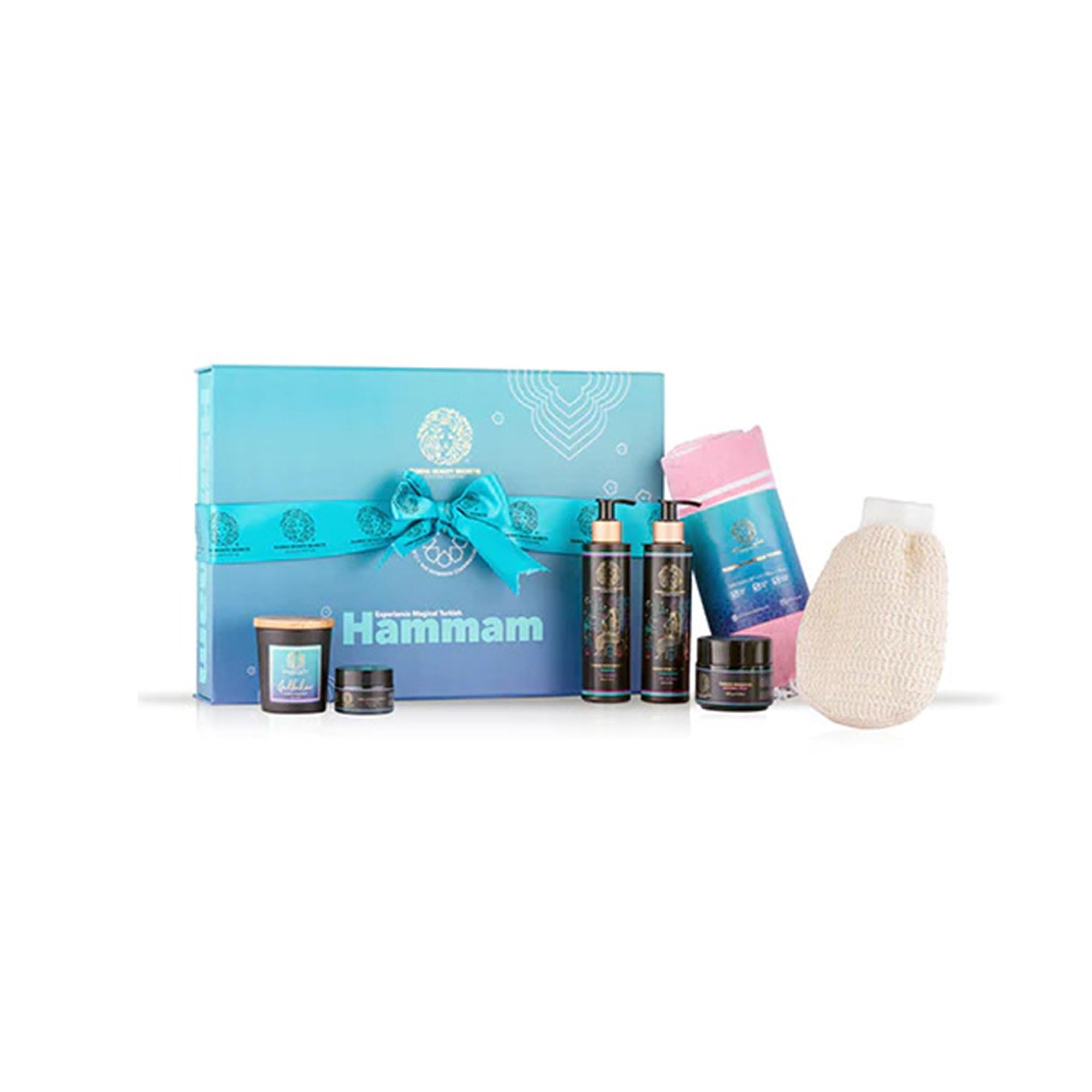 Authentic Turkish Hammam Kit - Exfoliating & Cleansing Set for Spa-Like Skin Care at Home | Global Beauty Secrets