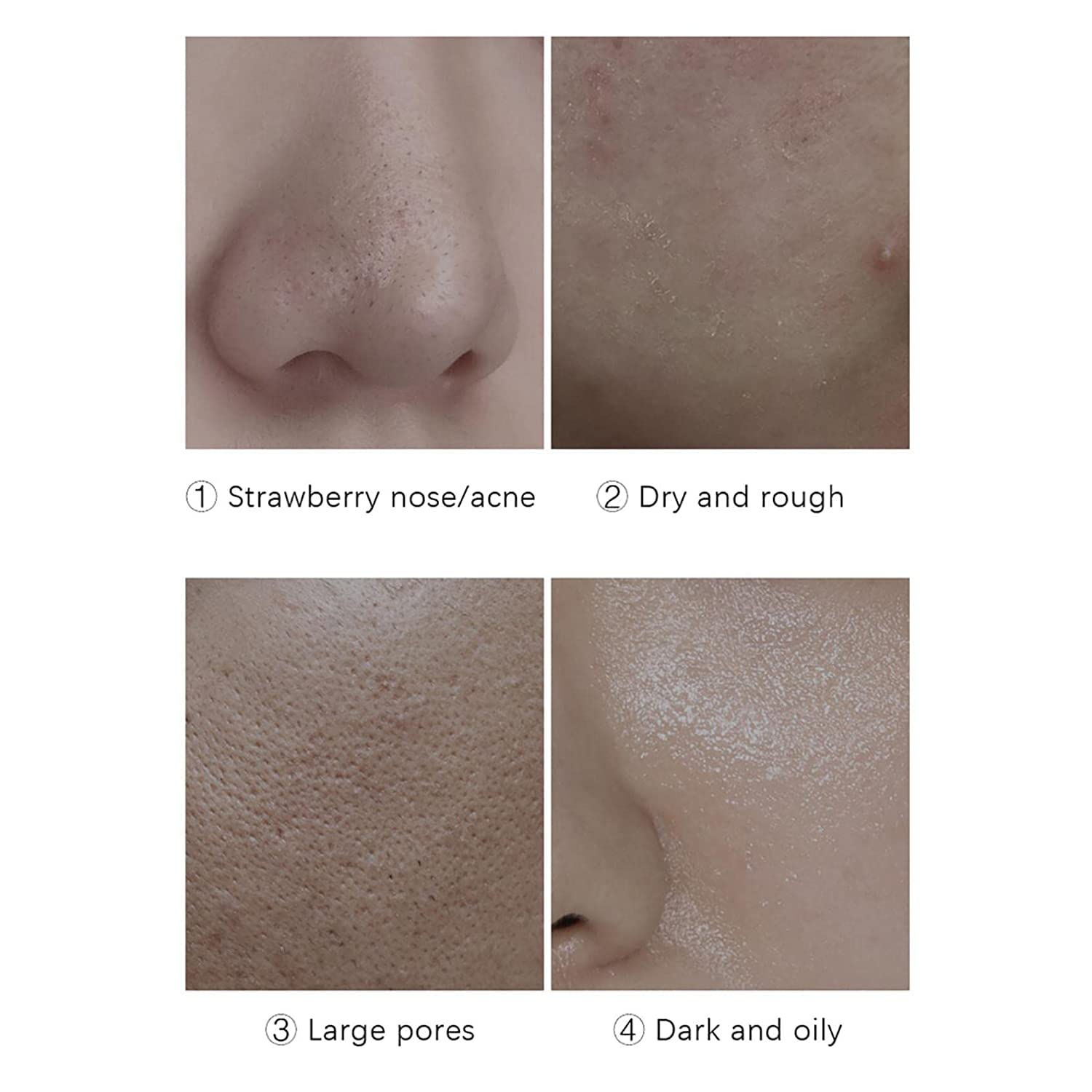 Amino Acid Facial Cleanser - Deep Pore Cleansing Cream for Blackhead Removal, Oil Control & Moisturizing | Gentle Daily Face Wash for Acne-Prone Skin | 3-Pack Set | Perfect for Morning & Night Skincare Routine