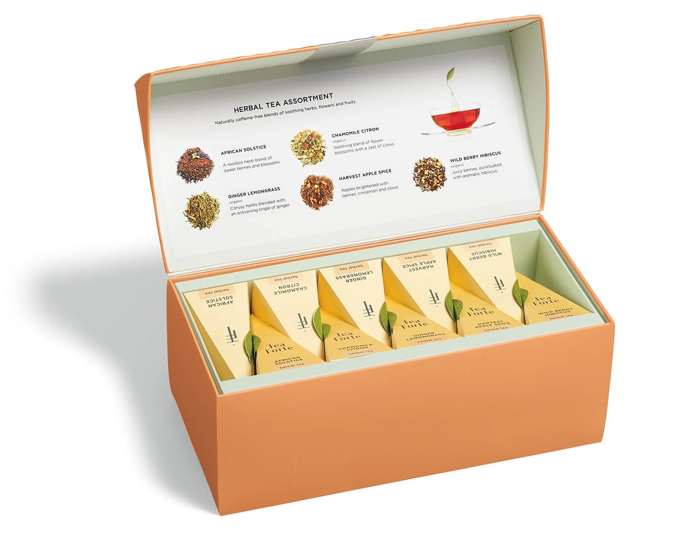 Premium Herbal Tea Gift Set - Organic Chamomile, Peppermint & Hibiscus Tea Bags - Perfect for Relaxation, Gifts & Office Use