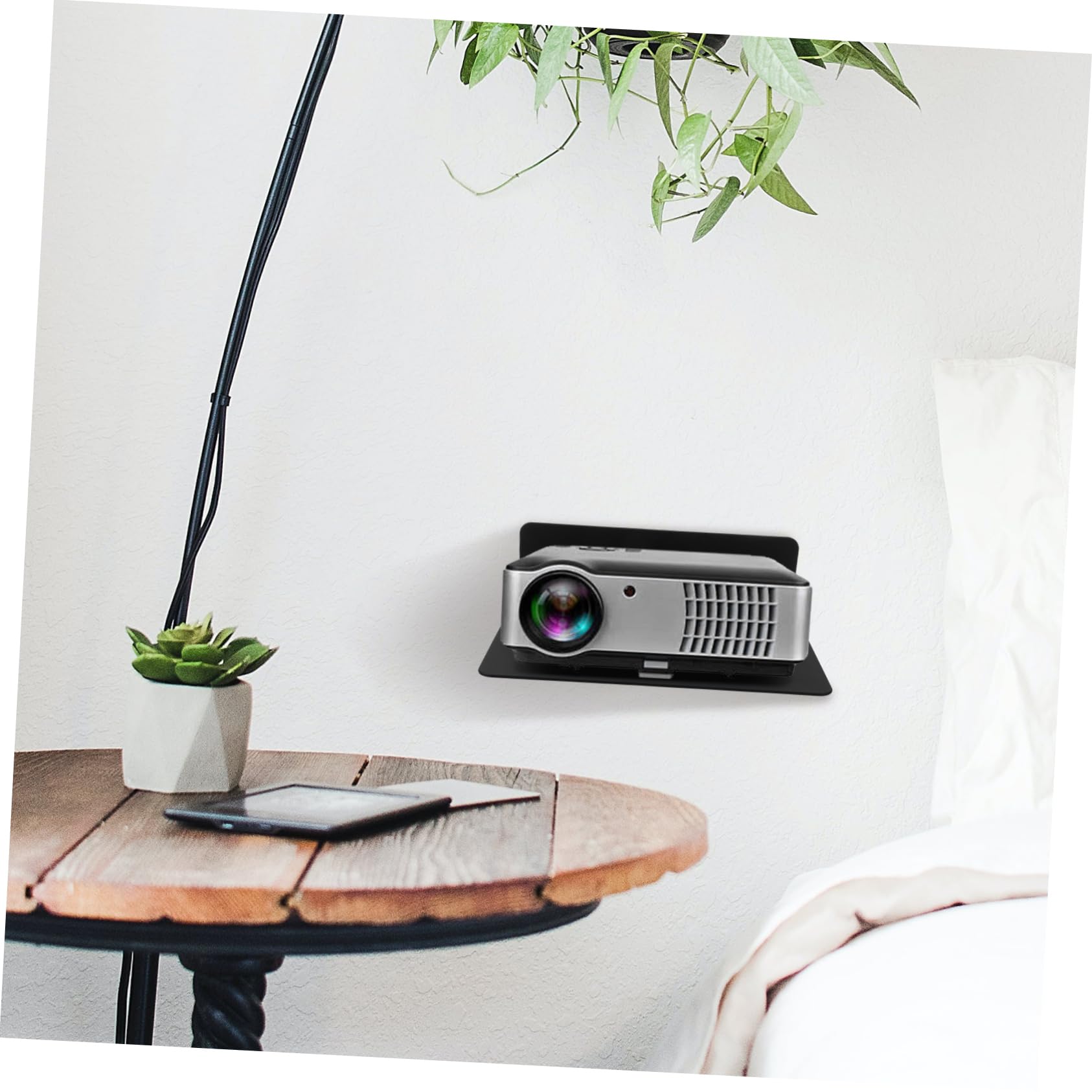 STOBOK 3pcs Wall Mount Router Rack - Projector & Camera Holder for Home Storage