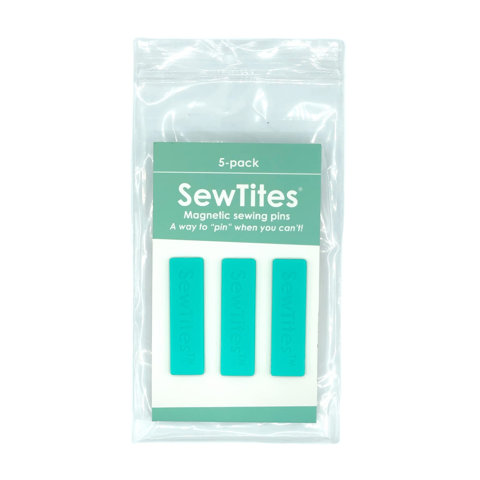 Original Magnetic Sewing Pins - 5 Pack Strong Sewing Magnets for Quilting & Fabric Crafts | Secure Fabric Without Pins or Clips | Perfect for Sewing Projects, DIY Crafts & Quilt Binding