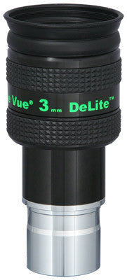 DeLite 62° Wide Angle Eyepiece 3mm for Astronomy Telescopes - Perfect for Stargazing, Lunar & Planetary Observation