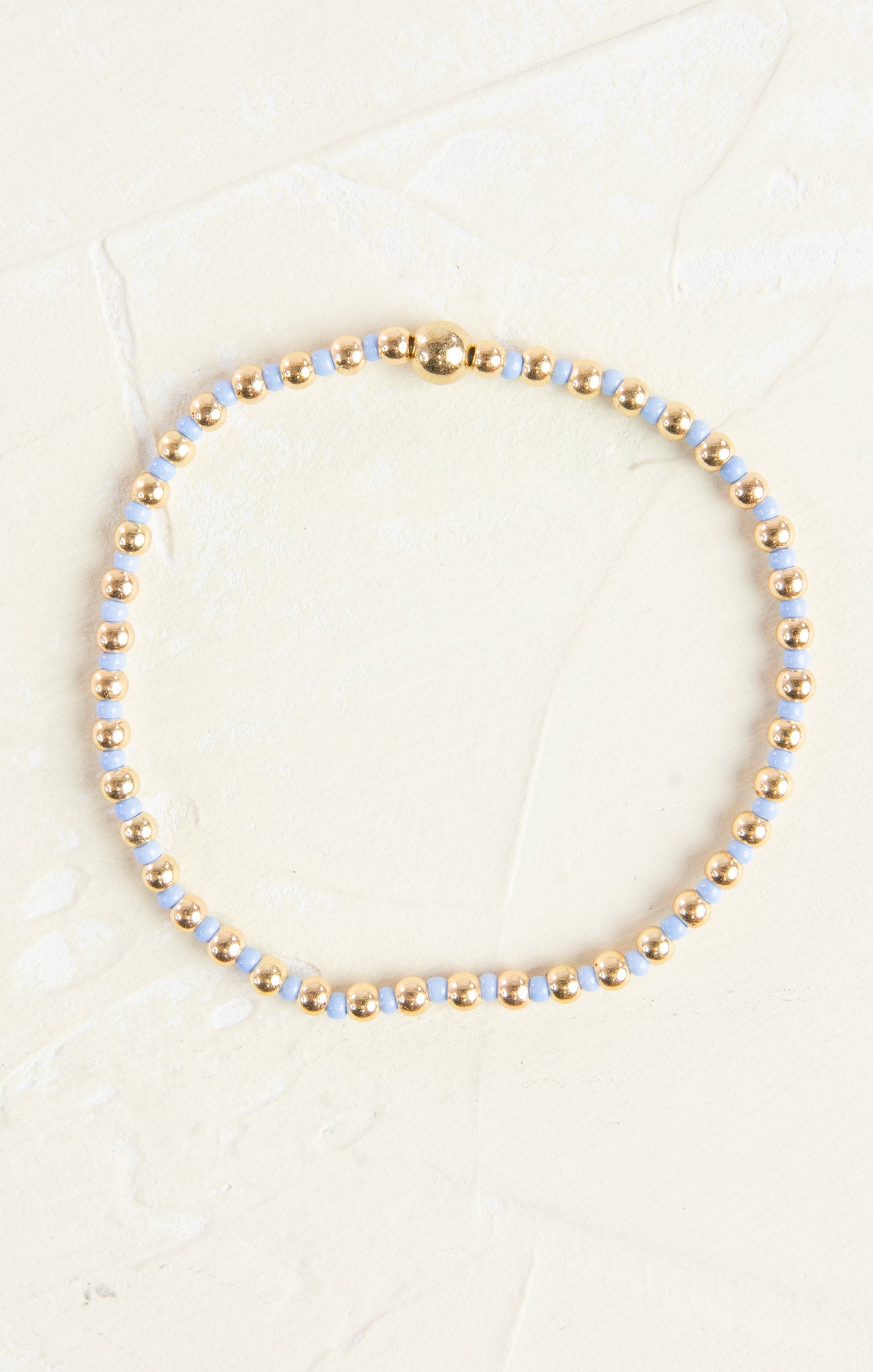 Mackenzie Gold Beaded Bracelet for Women - Elegant 14K Gold Plated Pearl & Crystal Beaded Jewelry - Perfect for Weddings, Parties & Everyday Wear