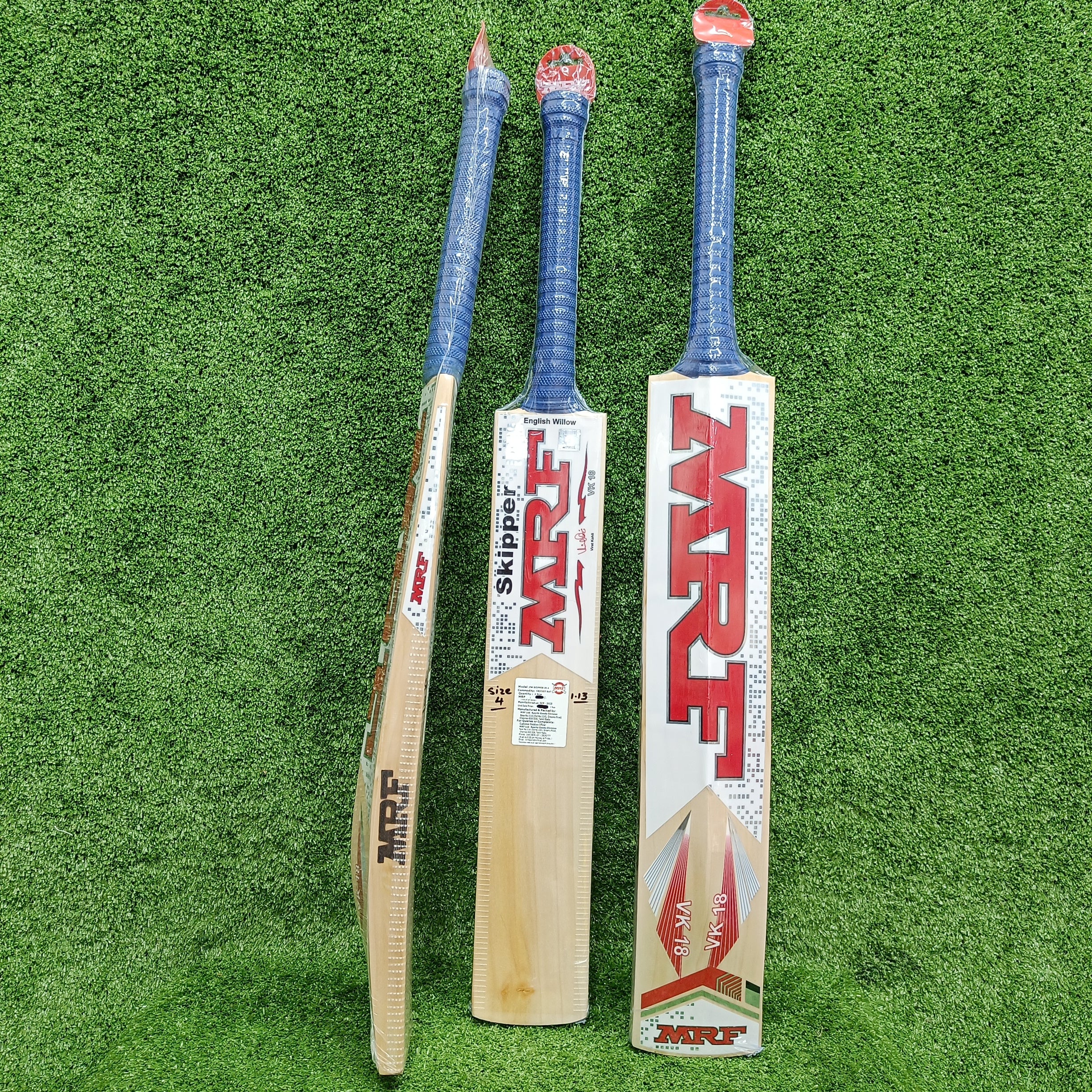 MRF Skipper Junior Cricket Bat - English Willow Youth Cricket Bat for Kids & Teens - Perfect for Training, Matches & School Cricket Clubs