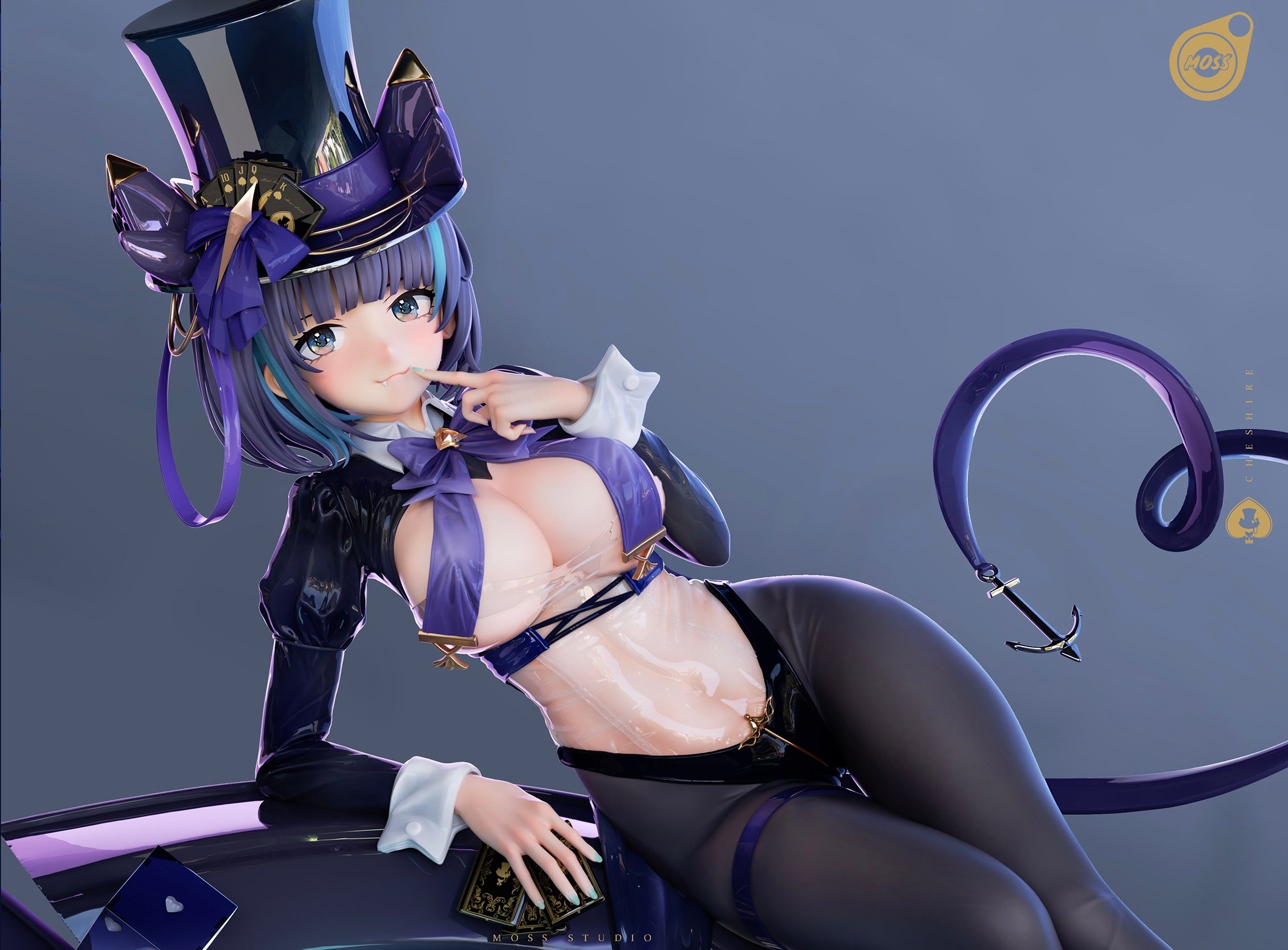 Azur Lane HMS Cheshire Anime Figure - MOSS Studio Collectible Model for Gamers & Anime Fans | Perfect for Display, Gifts, and Cosplay Props