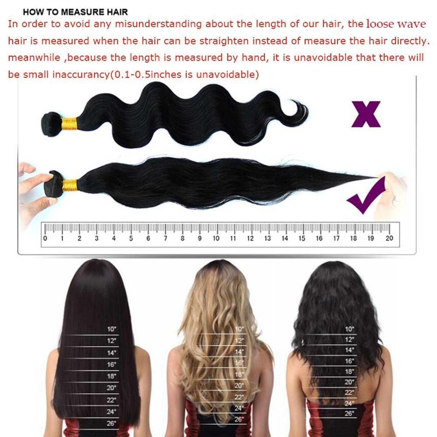 12A 100% Unprocessed Brazilian Virgin Remy Hair Bundles - 3 Bundles with 5x5 HD Lace Closure (18 20 22 +18 Inches) - Loose Wave Human Hair Weft Extensions for Black Women - Perfect for Daily Wear, Styling & Special Occasions