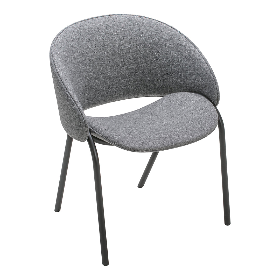 Folium Dining Chair - Modern Wooden Dining Room Chair with Cushion - Perfect for Kitchen, Dining Room, and Home Office