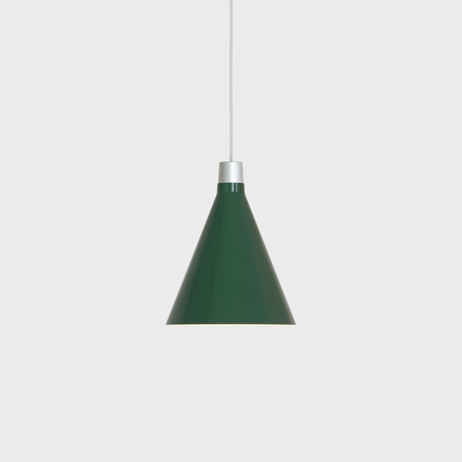Dark Green Bower Pendant Light with Sphere III - Modern Mini Hanging Lamp for Kitchen Island, Dining Room, or Bedroom Lighting