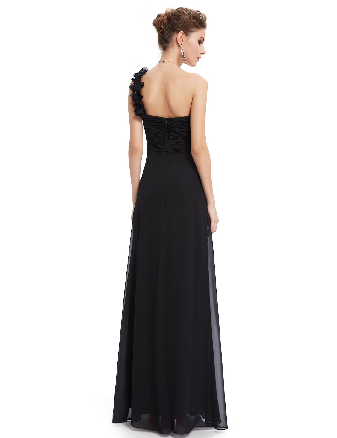 Ever-Pretty Women's Elegant One Shoulder Empire Waist Flowy Maxi Bridesmaid Dress 09768 - Perfect for Weddings, Prom, Evening Parties & Special Occasions