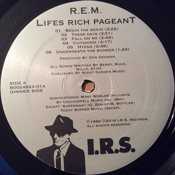 R.E.M. Lifes Rich Pageant Vinyl LP Album Reissue Near Mint (NM/M) - Perfect for Music Collectors & Vinyl Enthusiasts