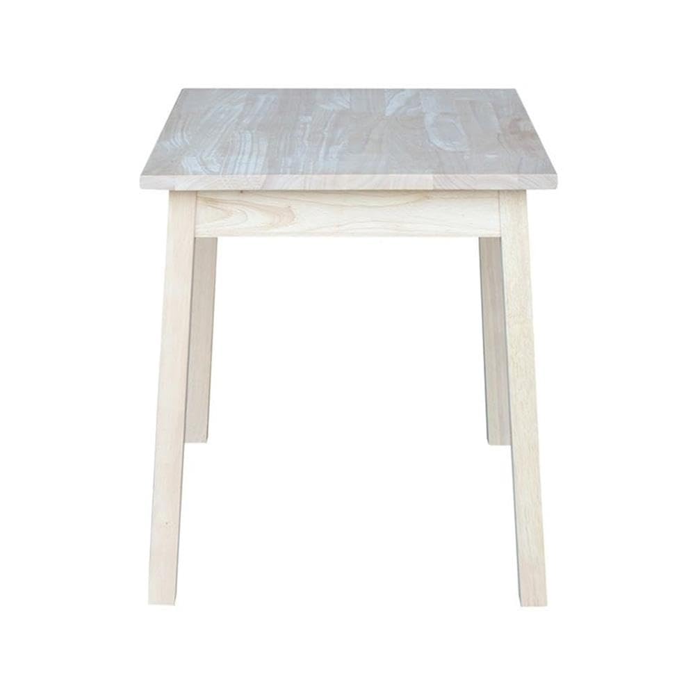 Roseberry Kids Solid Wood Table with Butcher Block Surface - Natural Wood Children's Play Table for Arts, Crafts, and Learning Activities