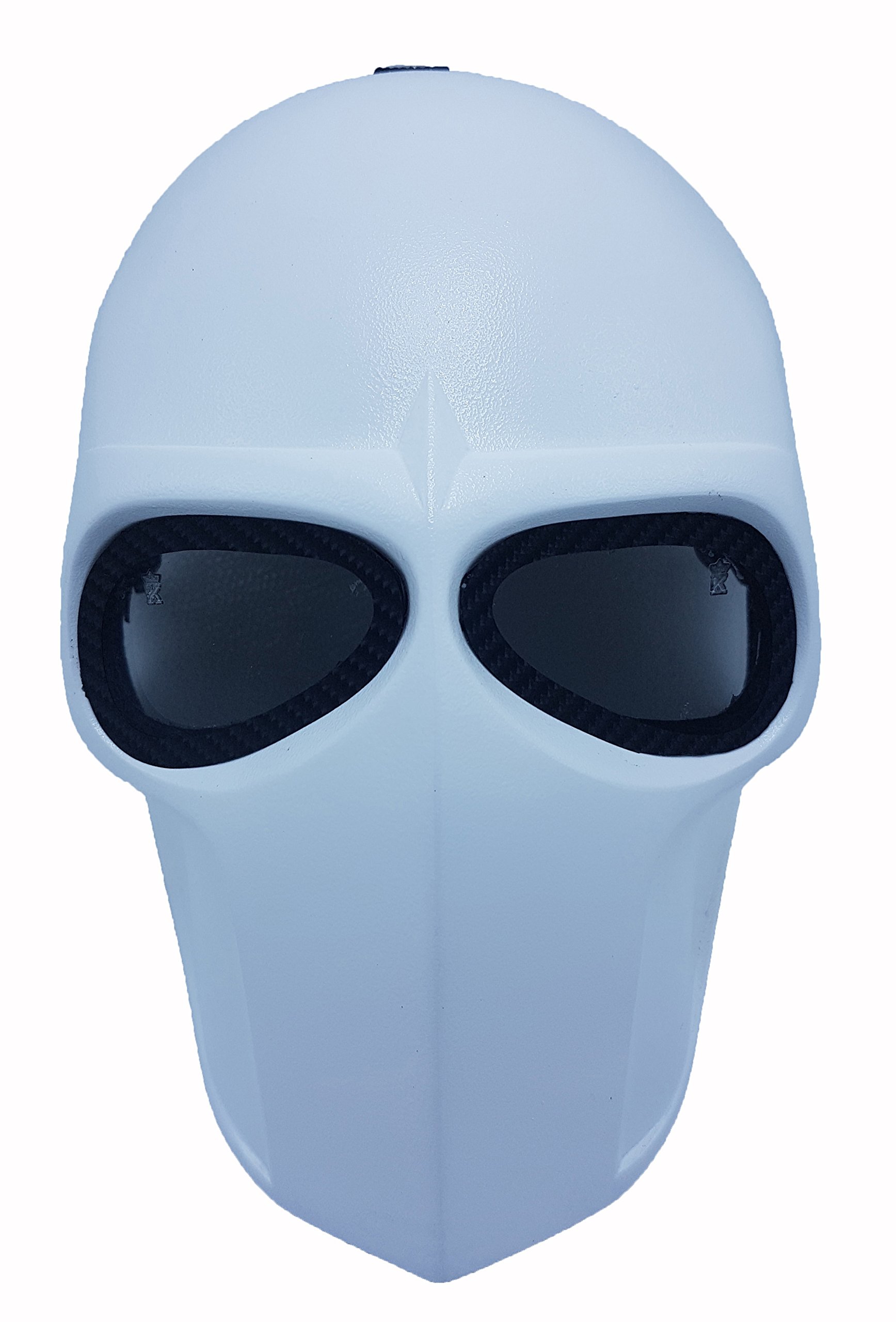 Flat White Double Set Army of Two Airsoft Mask - Tactical Protective Gear for Outdoor Sports, BB Gun Games & Cosplay - Perfect for Airsoft Battles, Halloween Parties & Ghost Costumes