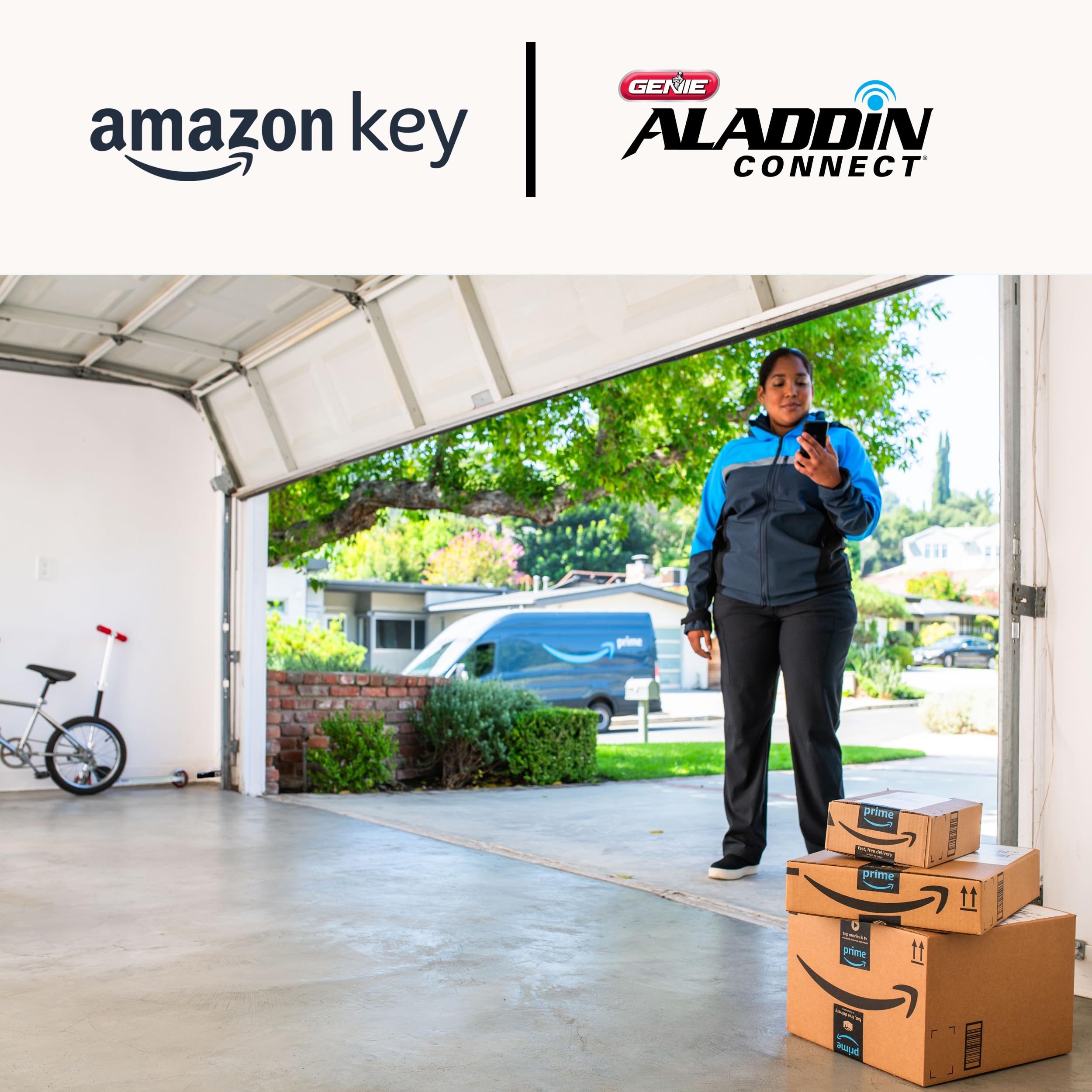 Genie StealthDrive 7155 Smart Garage Door Opener with Belt Drive & Smartphone Control - Quiet, Reliable & Secure - Perfect for Smart Homes & Family Safety
