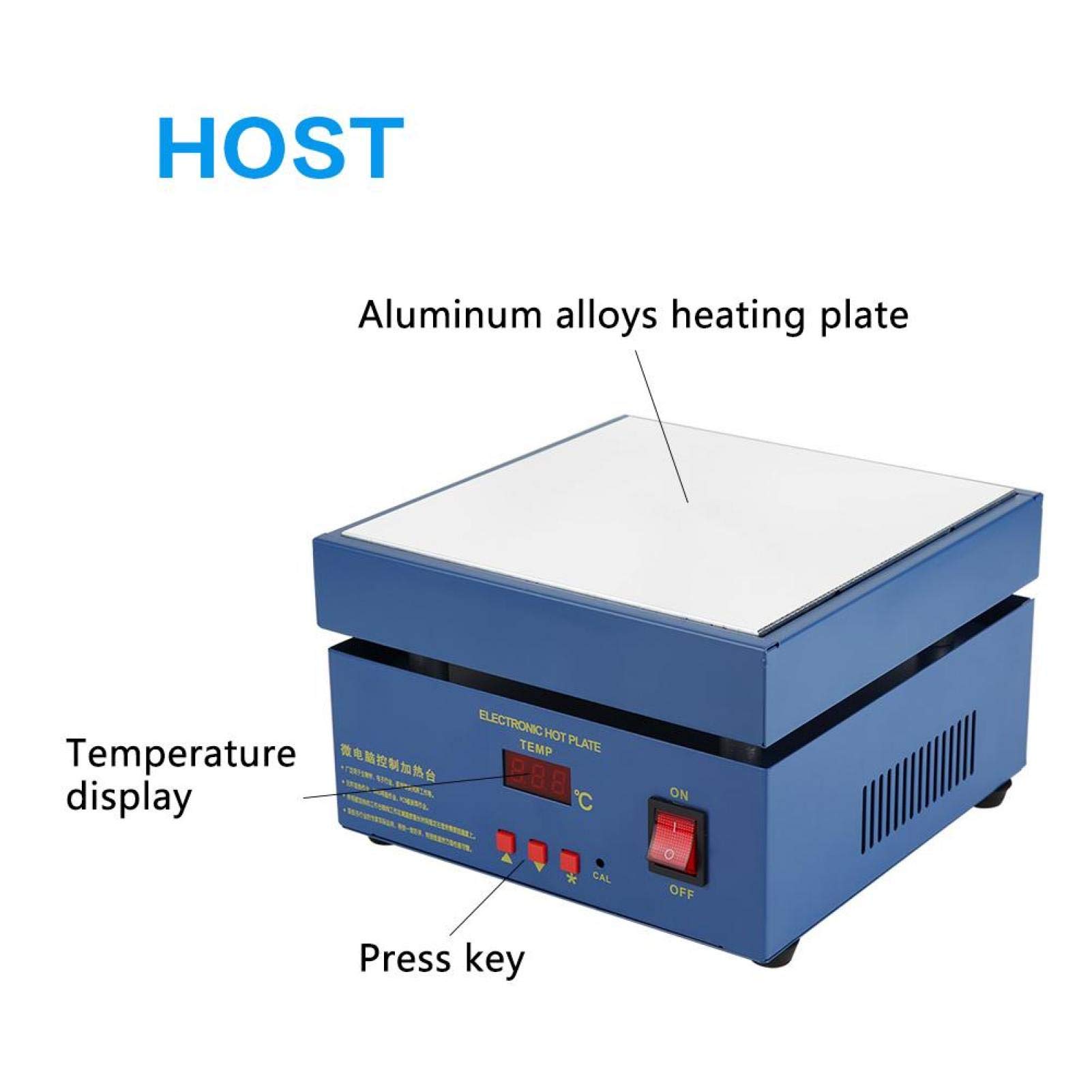 Quick Assemble Heating Ring Plate with 946C Constant CPU Control - 110V US Standard for DIY Electronics & PCB Soldering