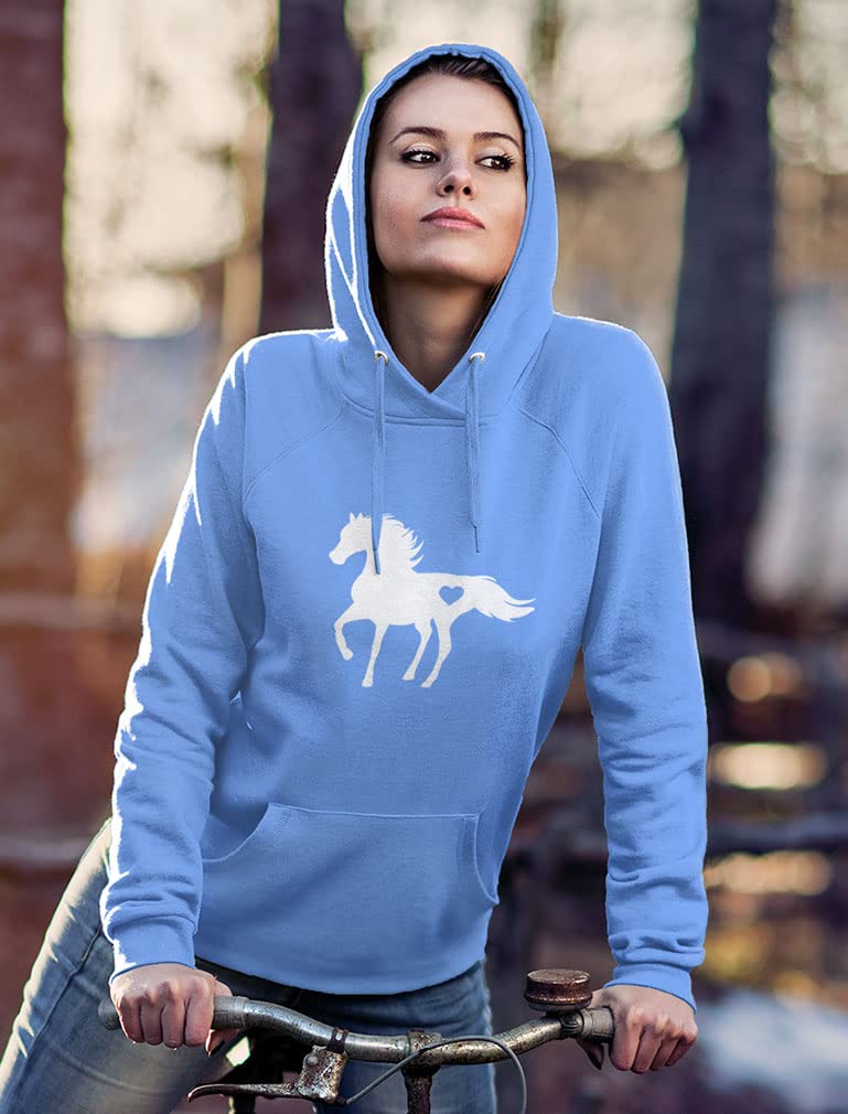 Tstars Equestrian Riding Hoodie for Women & Teen Girls - Soft & Stylish Horseback Riding Sweatshirt - Perfect Gift for Horse Lovers - Ideal for Barn, Trail Rides & Equestrian Events