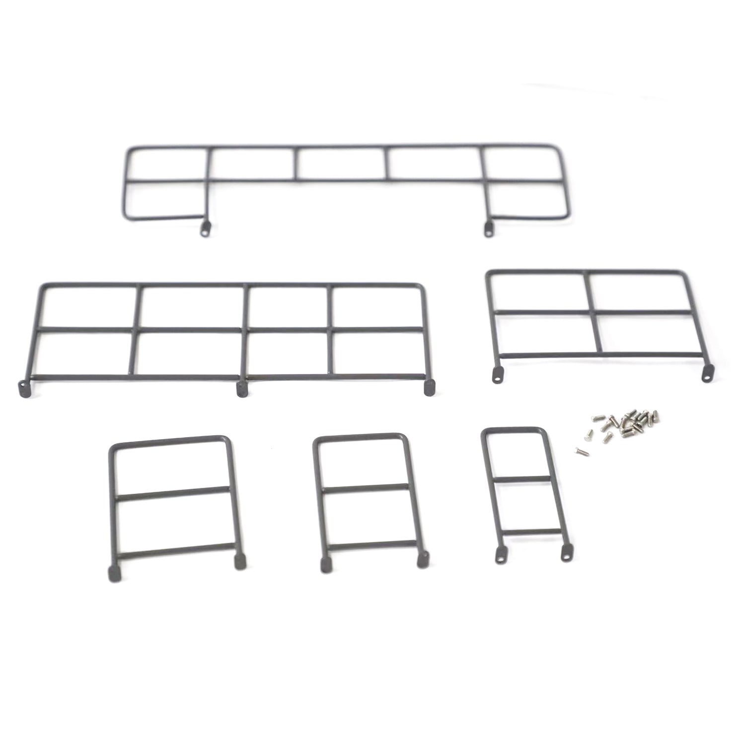 1/14 Scale Metal Excavator Fence Barrier Guard for Kabolite K970 Hydraulic RC Excavator - Heavy Duty Smoker Unit & Light Controller - Perfect for Construction Site Simulation and RC Model Protection