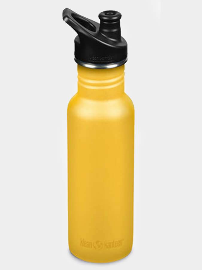Klean Kanteen Classic Stainless Steel Water Bottle 18oz (532ml) - BPA Free, Leak Proof, Eco Friendly Reusable Bottle for Hiking, Gym, Office & Outdoor Activities