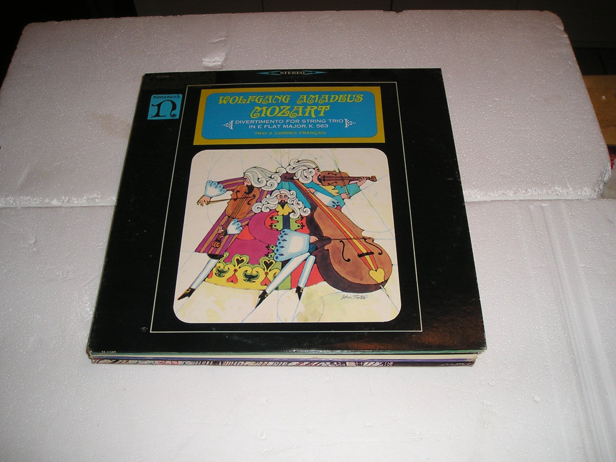 Mozart Divertimento for String Trio in E flat major - French String Trio LP - Classical Music for Dinner Parties, Weddings & Relaxation