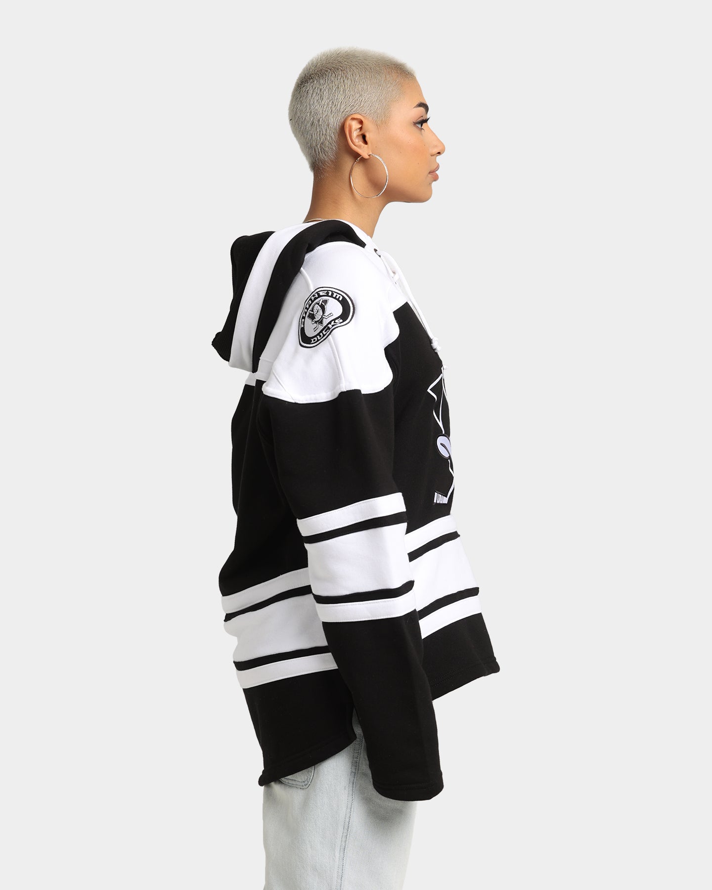 47 Brand Anaheim Ducks NHL Superior '47 Lacer Hoodie - Jet Black Men's Pullover Sweatshirt for Hockey Fans & Streetwear Fashion | Game Day & Casual Wear