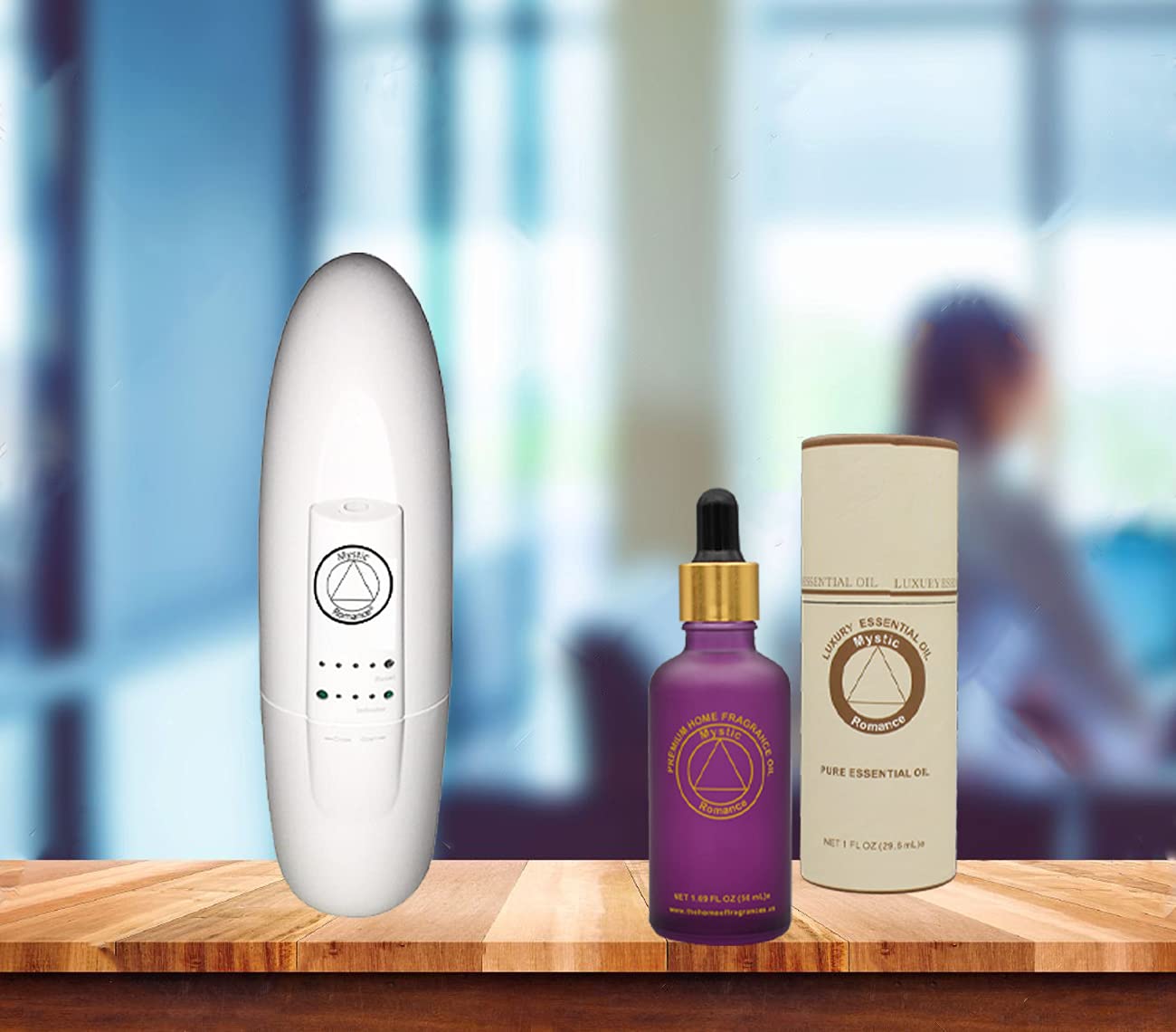 Di'Aroma Plug-in Essential Oil Diffuser with Free Scent | Cold-Air Diffusion Technology | Pure Dry Mist Aromatherapy | Ancient Origins Collection | Perfect for Home, Office & Spa Relaxation