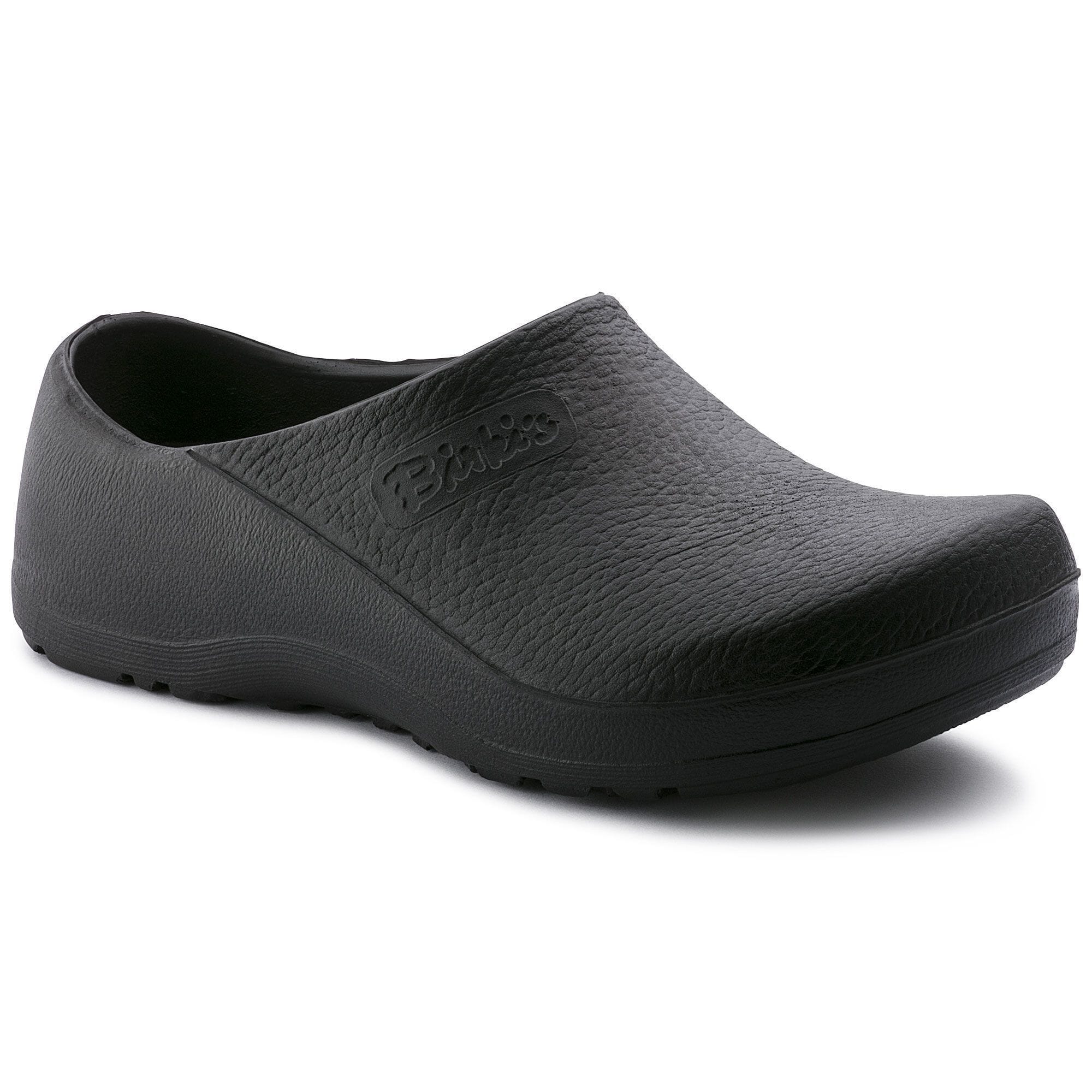 Birkenstock Profi Birki Black Polyurethane Unisex Clogs - Slip-Resistant Kitchen & Medical Shoes for Chefs, Nurses & Healthcare Workers