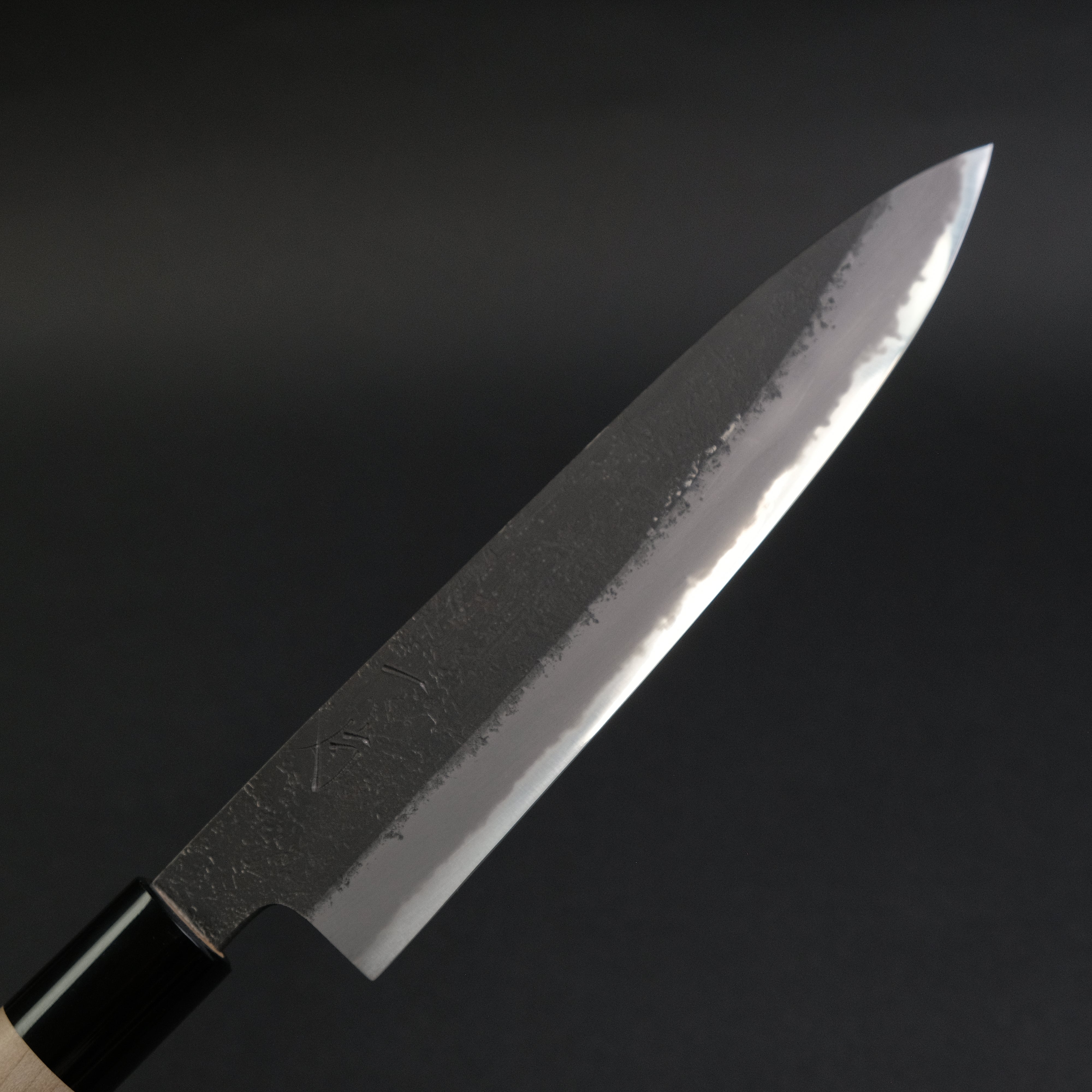 Hitohira Hinode Nashiji White #2 Petty Knife 195mm - Japanese Chef Knife with Ho Wood Oval Handle - Perfect for Slicing, Peeling & Precision Cutting in Professional Kitchens & Home Cooking