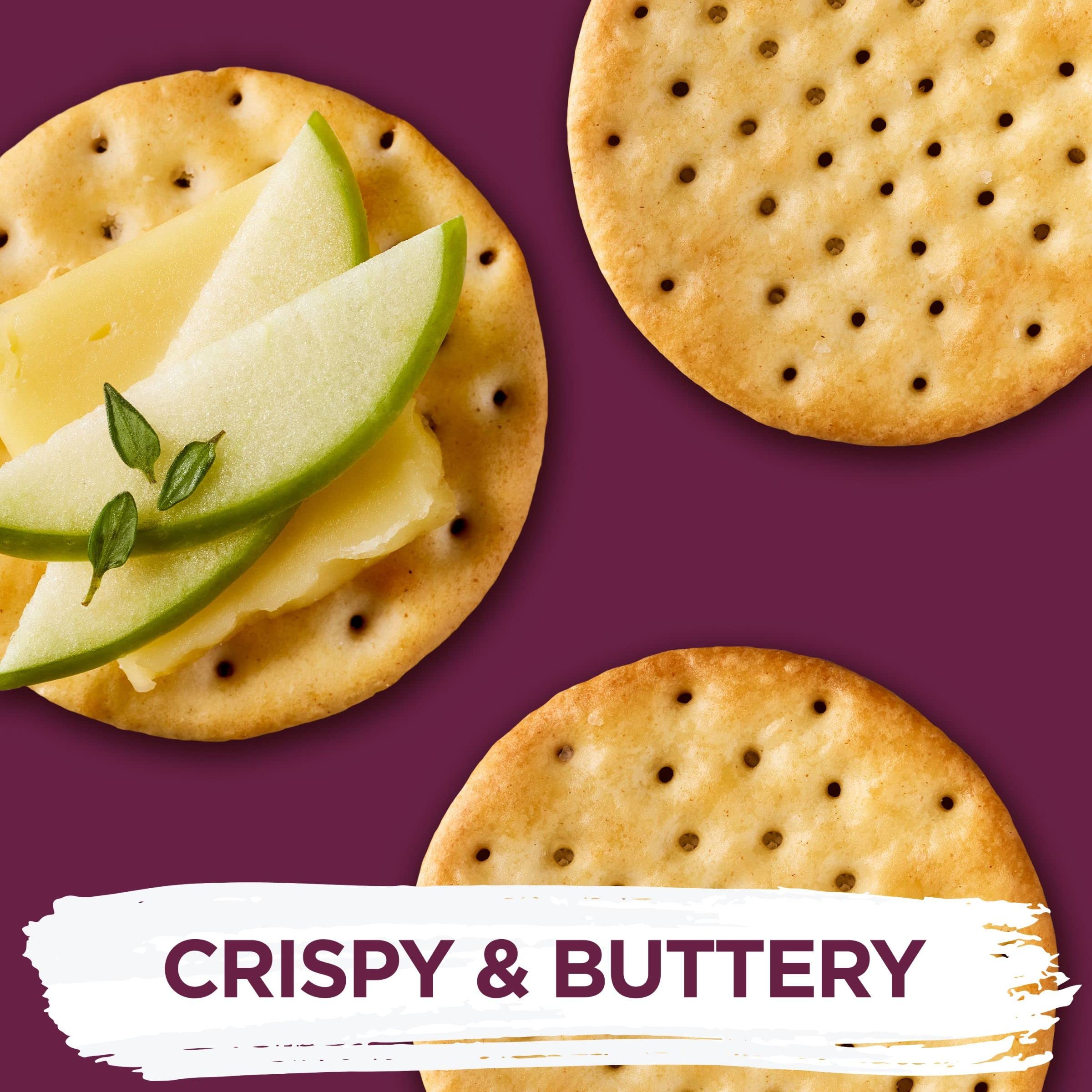 Toasteds Classic Buttercrisp Crackers - 8oz Box (Pack of 1) | Party Snacks, Lunch Snacks, Afternoon Tea & Picnic Food | Crunchy Buttery Flavor for Any Occasion