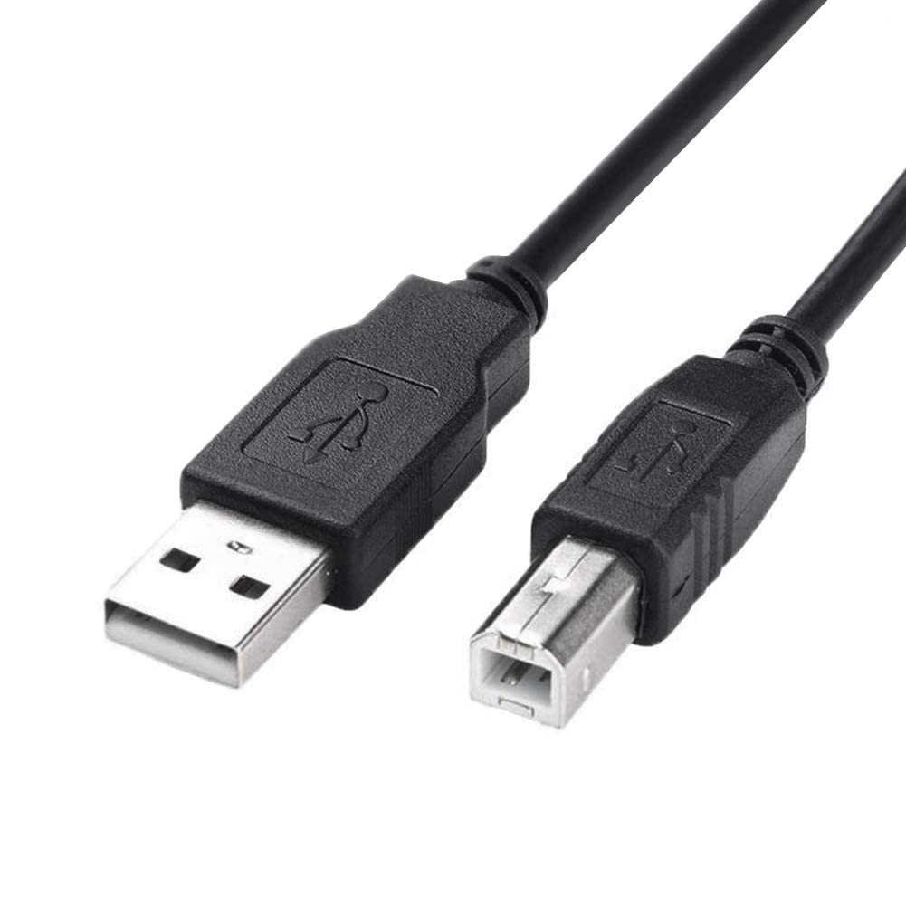 10ft USB 2.0 Printer Cable - USB A Male to B Male Scanner Cord for Canon, HP, Lexmark, Dell, Xerox, Samsung Printers - High-Speed Data Transfer for Office & Home Use