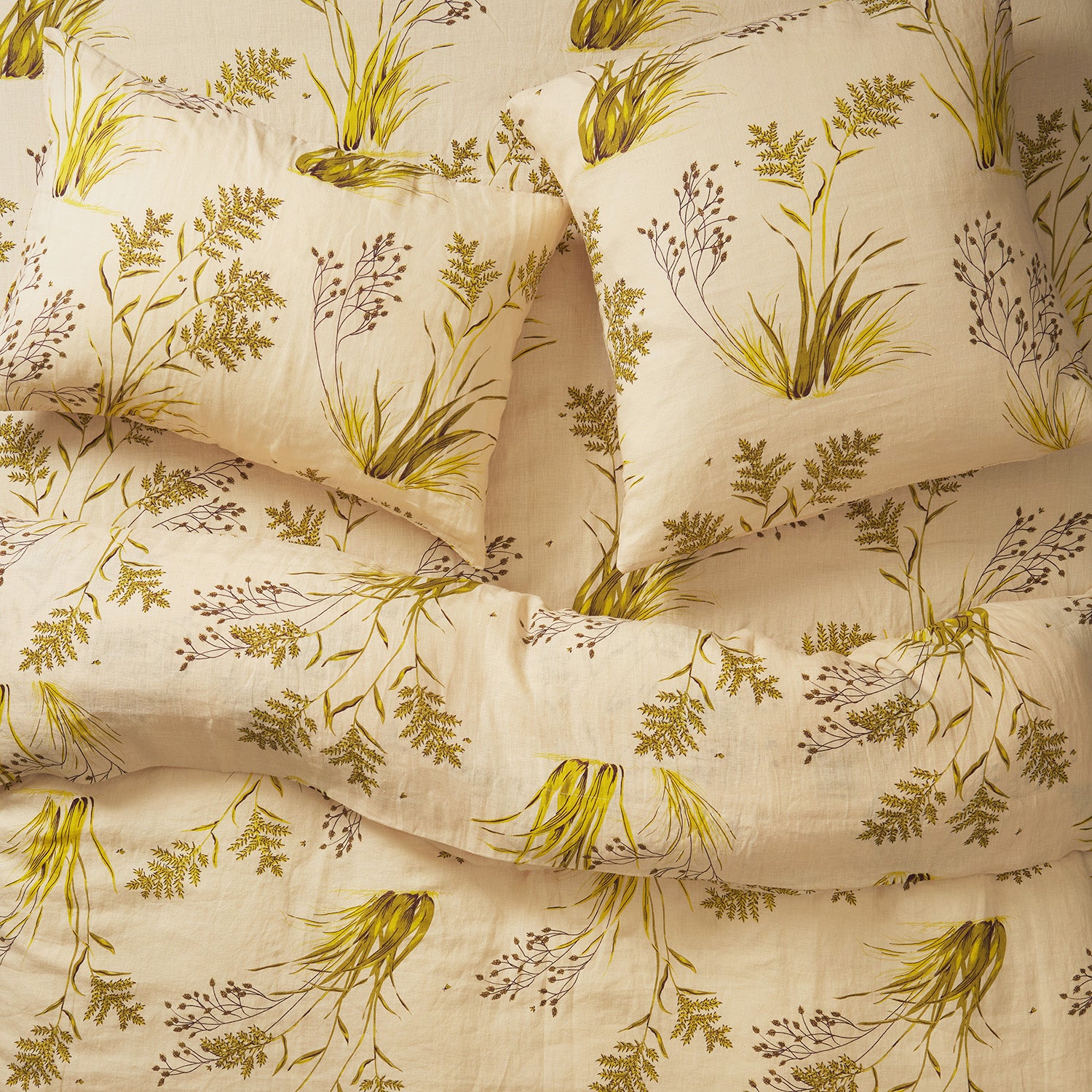 Luxury Adelyn Linen Euro Pillowcase Set - 100% Natural Soft Washable Linen Fabric - Perfect for Bedroom, Living Room & Home Decor