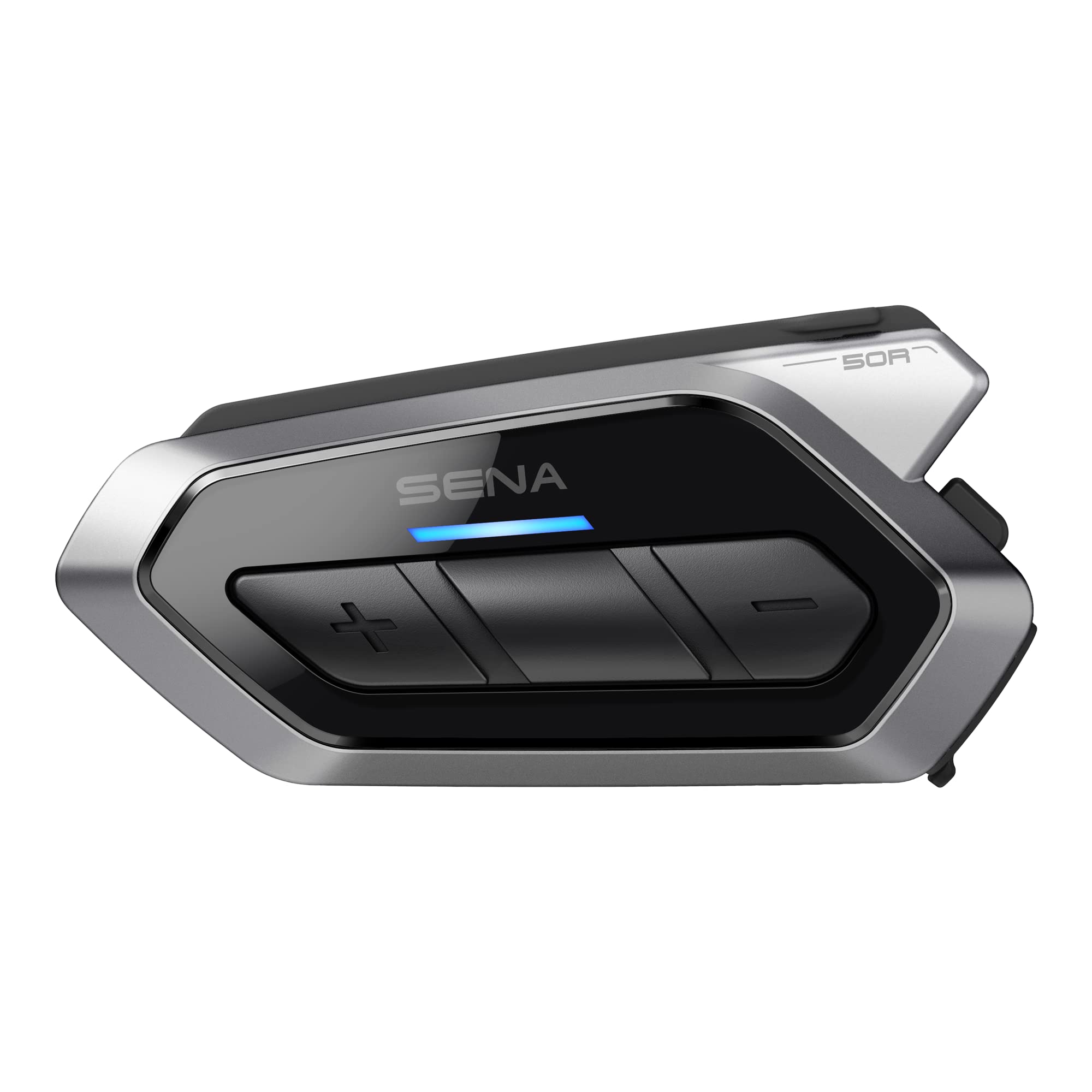 Sena 50R Motorcycle Bluetooth Headset with Harman Kardon Sound - 3-Button Control, Mesh Intercom System, Premium Mic & Speakers - Perfect for Group Rides, Commuting & Long-Distance Touring