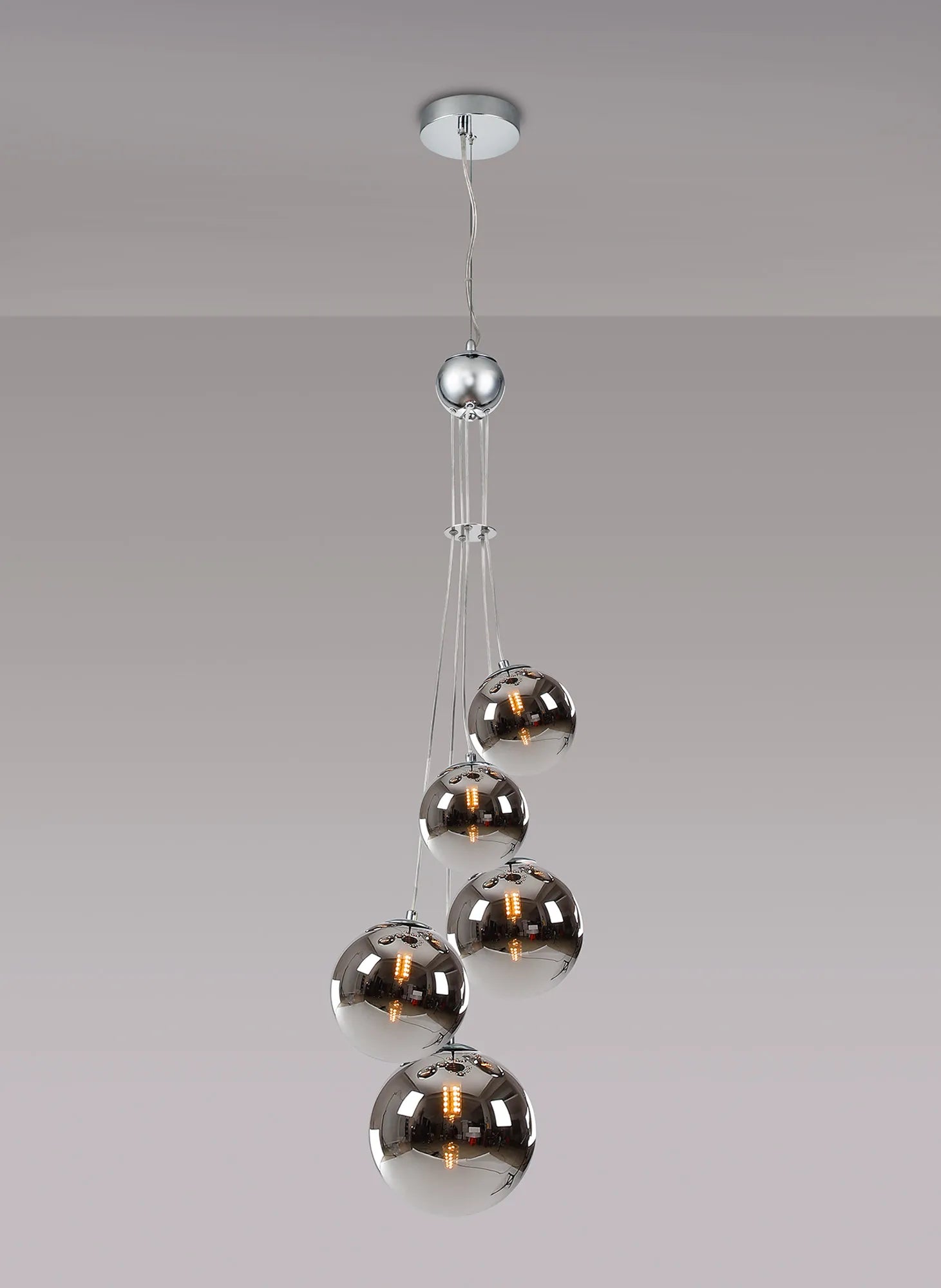 Modern Austin 5-Light Cluster Pendant with G9 Base - Elegant Ceiling Lighting for Dining Room, Kitchen Island, or Entryway